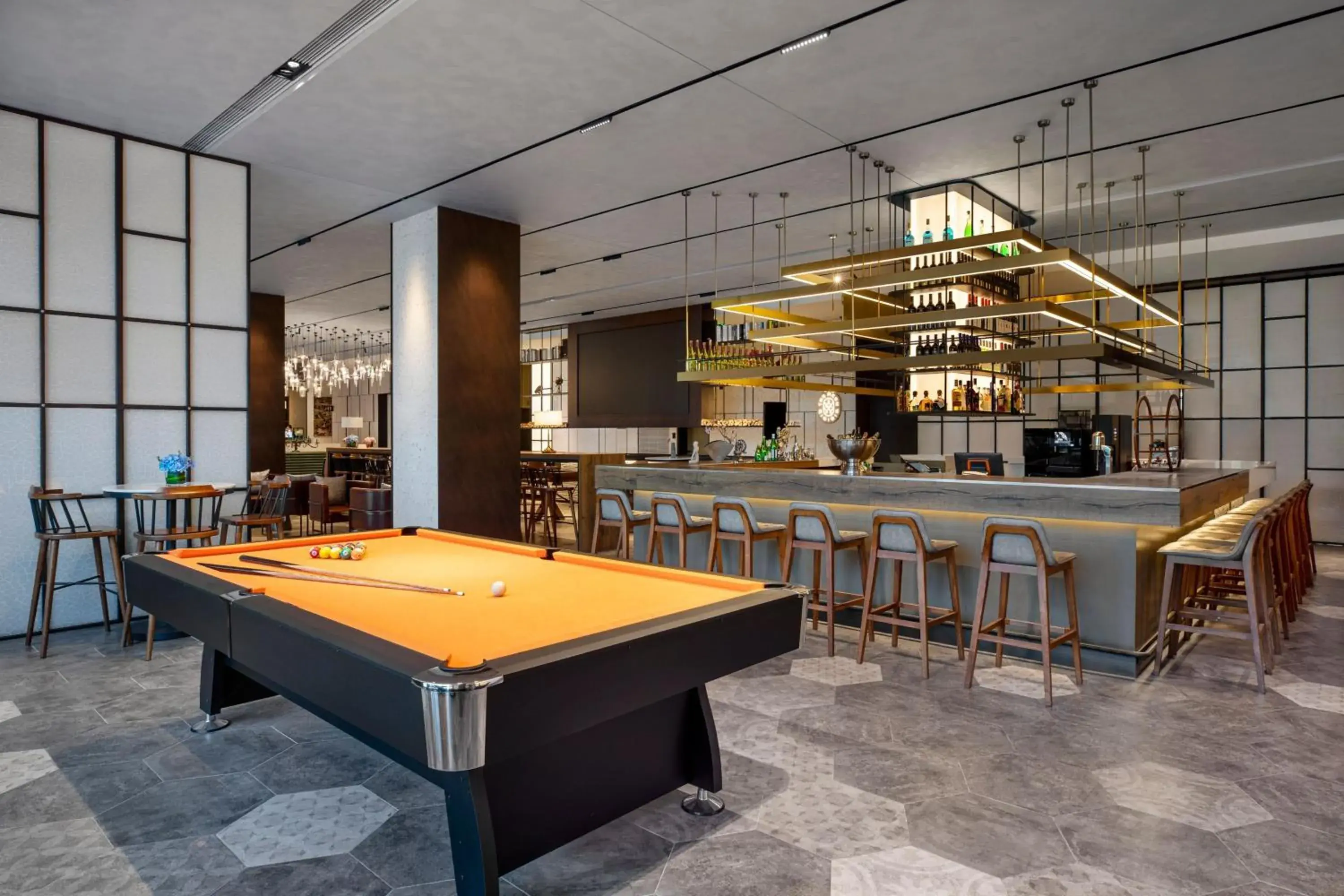 Lobby or reception, Billiards in Four Points by Sheraton Shanghai Hongqiao