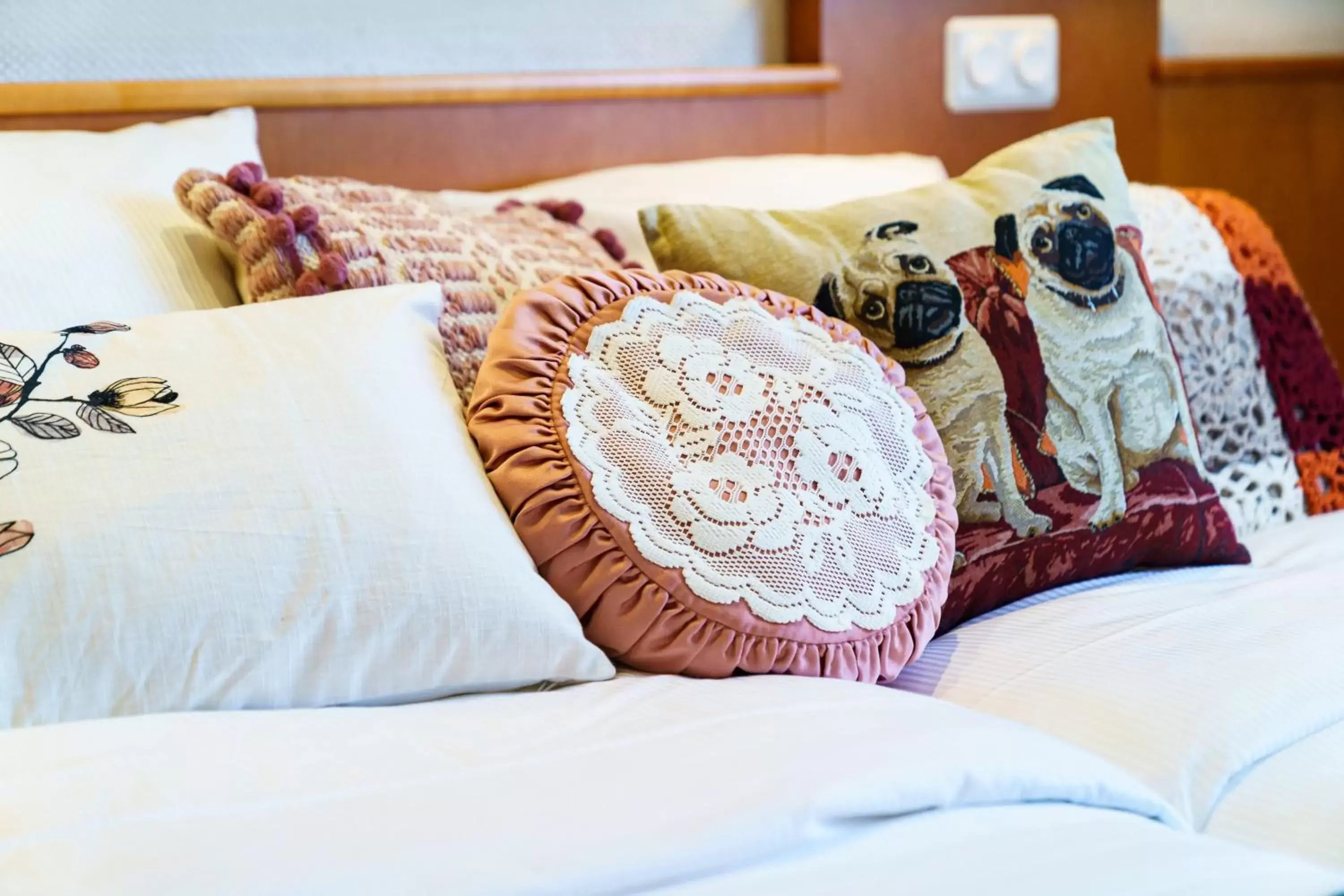 Decorative detail, Bed in Tante ALMA's Hotel Lasthaus am Ring