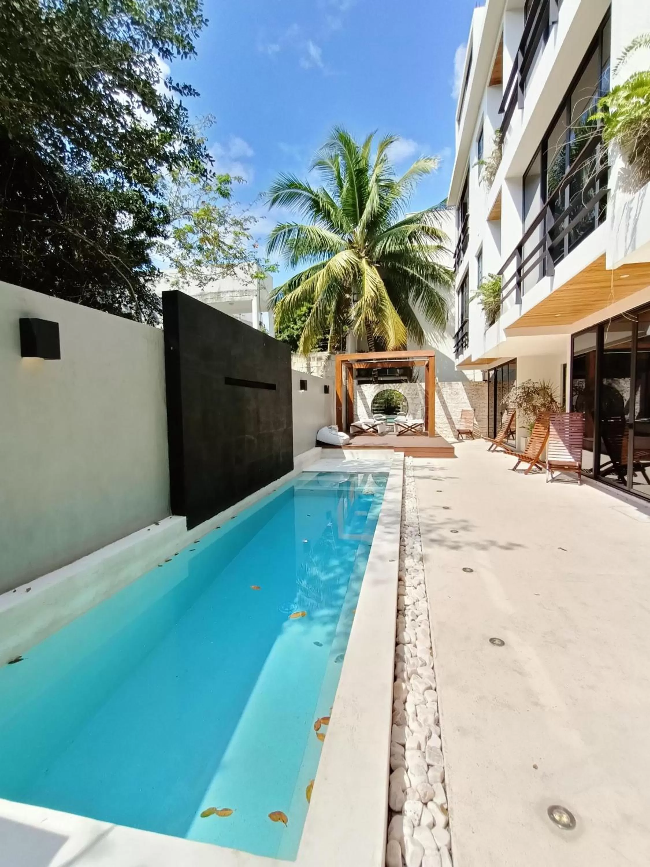 Swimming pool in BT Rooms Tulum
