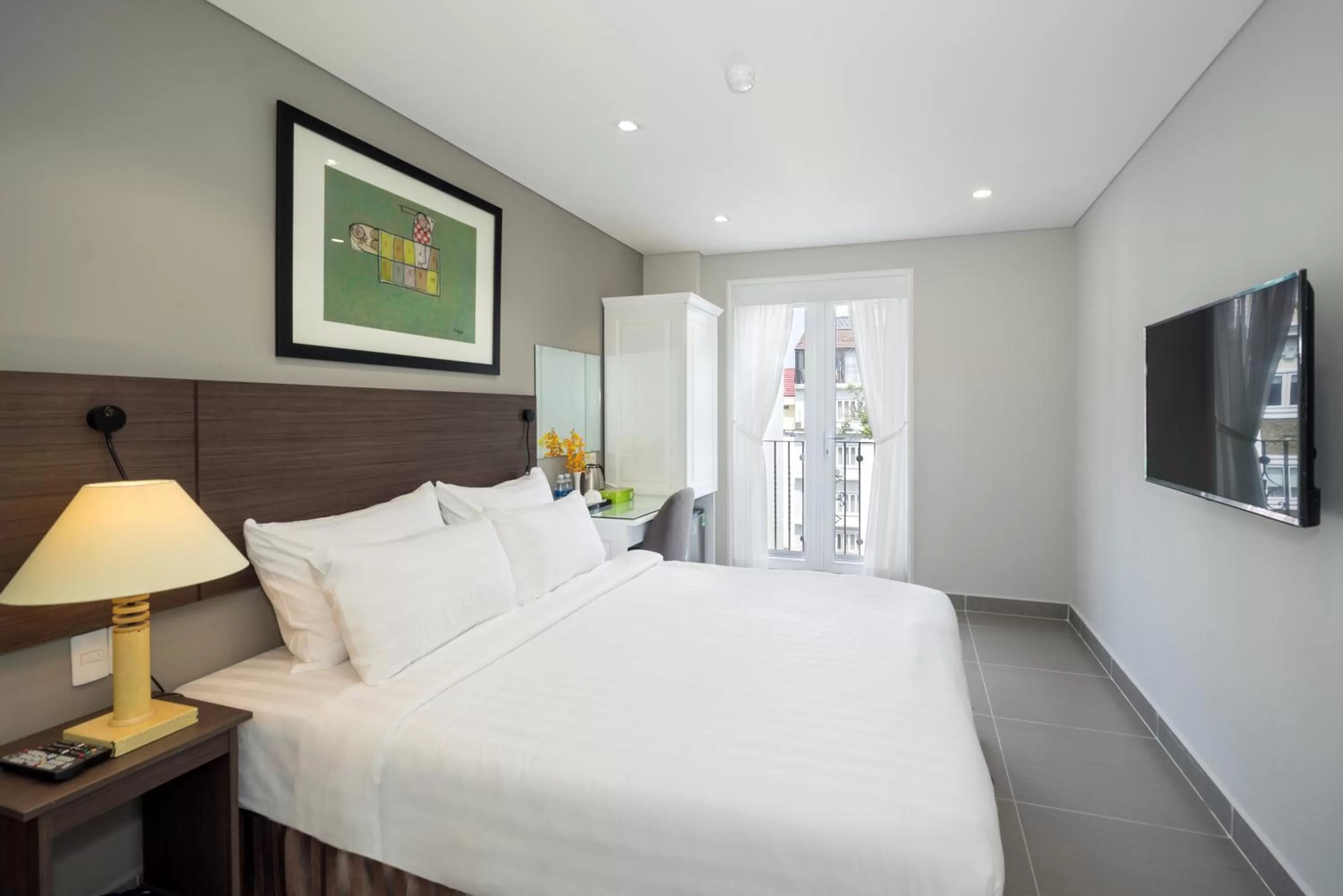 Bedroom, Bed in Park Hill Hotel - Phu My Hung