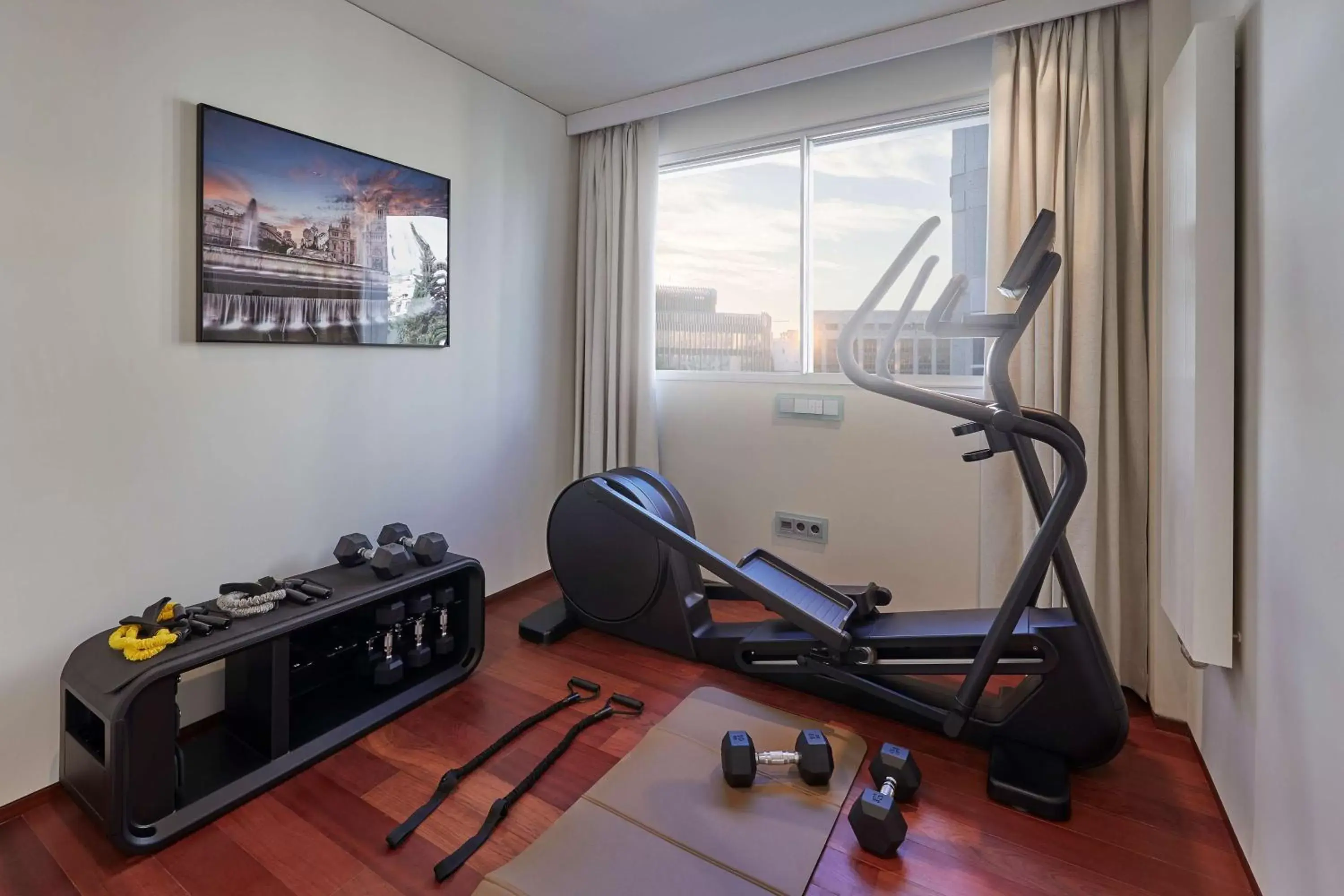 Photo of the whole room, Fitness Center/Facilities in Hyatt Regency Madrid Residences