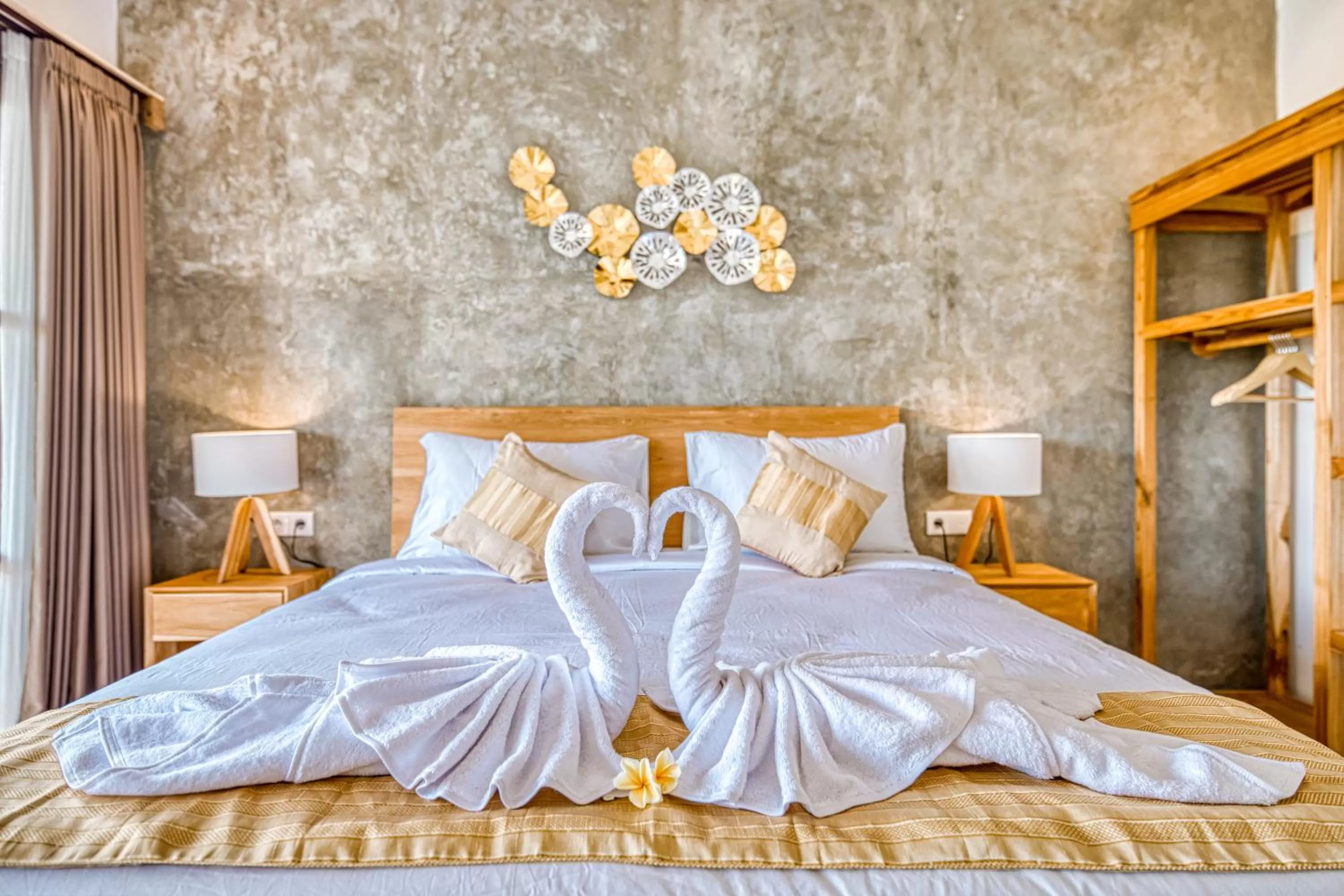 Bed in Villa Mirah Ubud