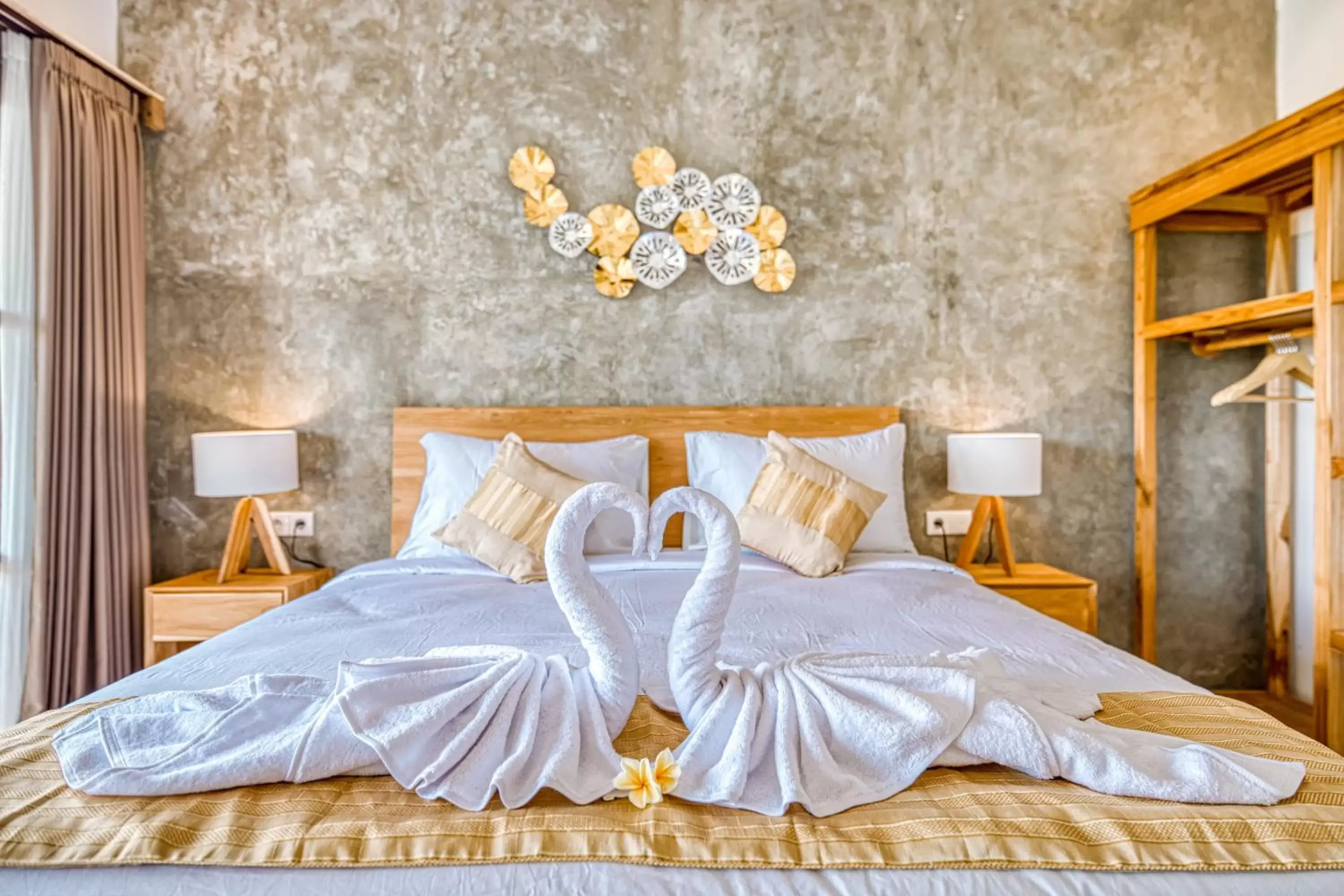 Bed in Villa Mirah Ubud Bed in Villa Mirah Ubud