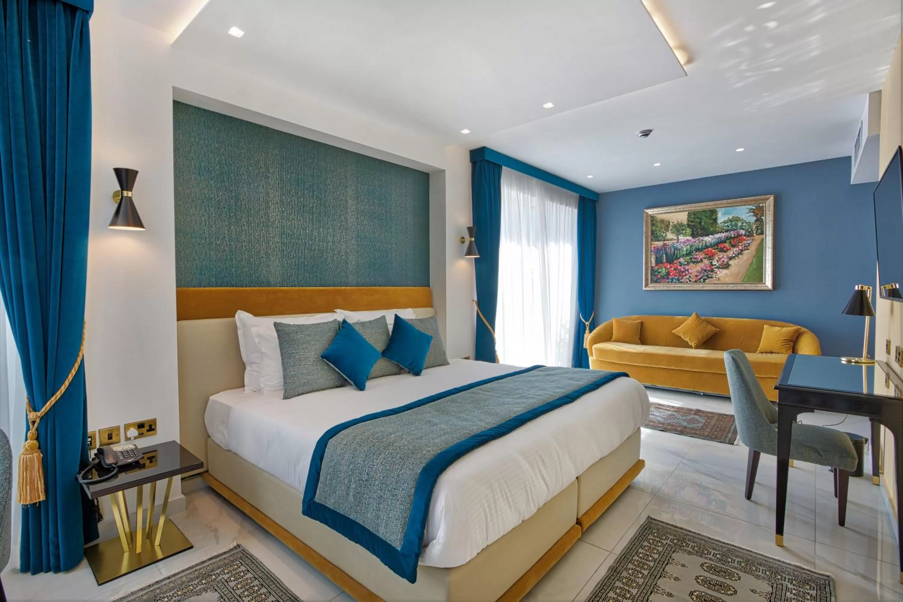 Bed in Palazzo Rosaria Boutique Hotel