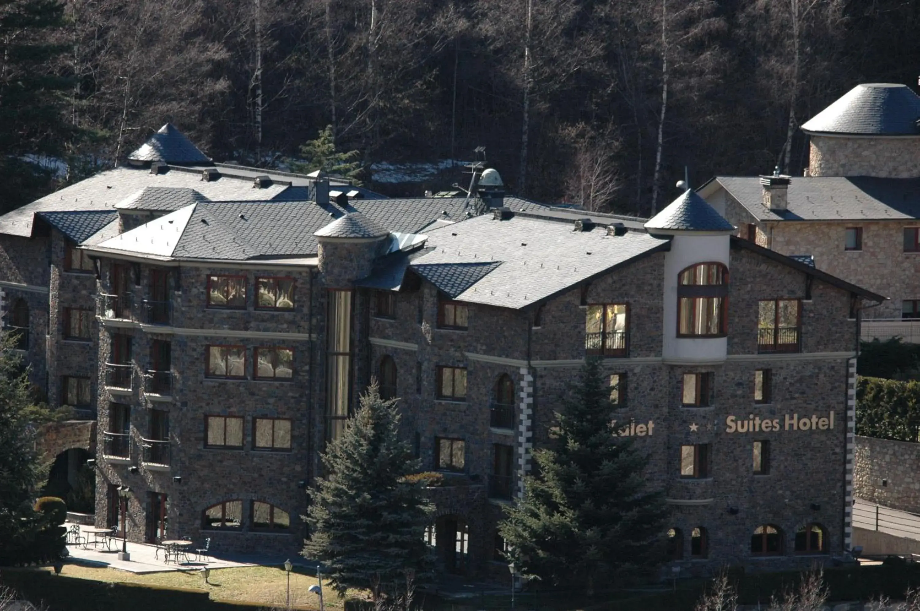 Facade/entrance, Winter in Abba Xalet Suites Hotel