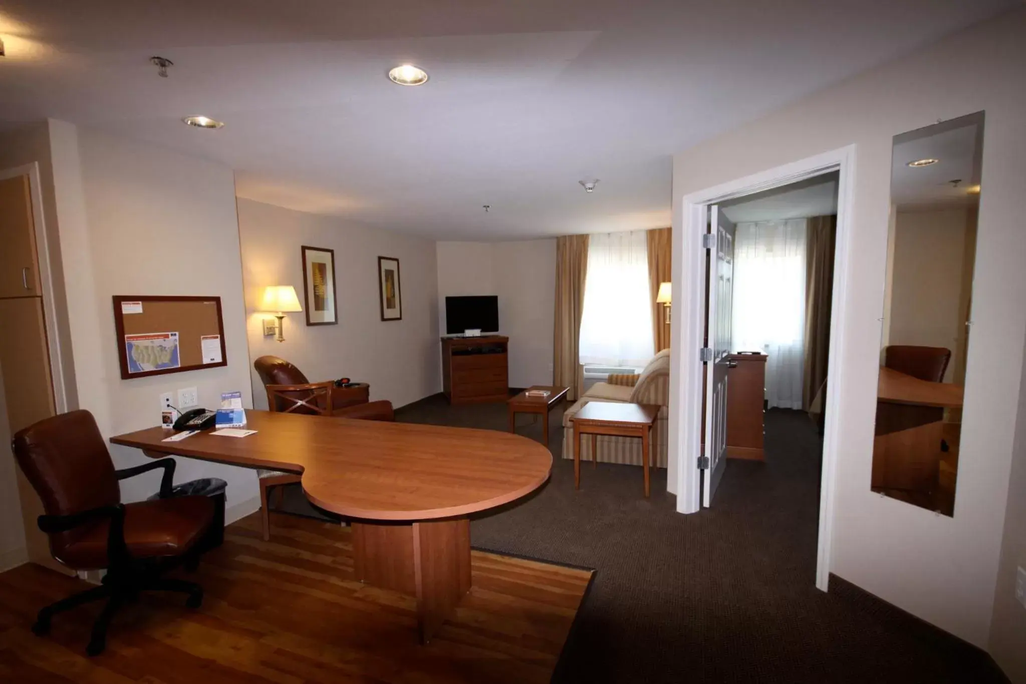 Photo of the whole room, Seating Area in Candlewood Suites Watertown Fort Drum, an IHG Hotel