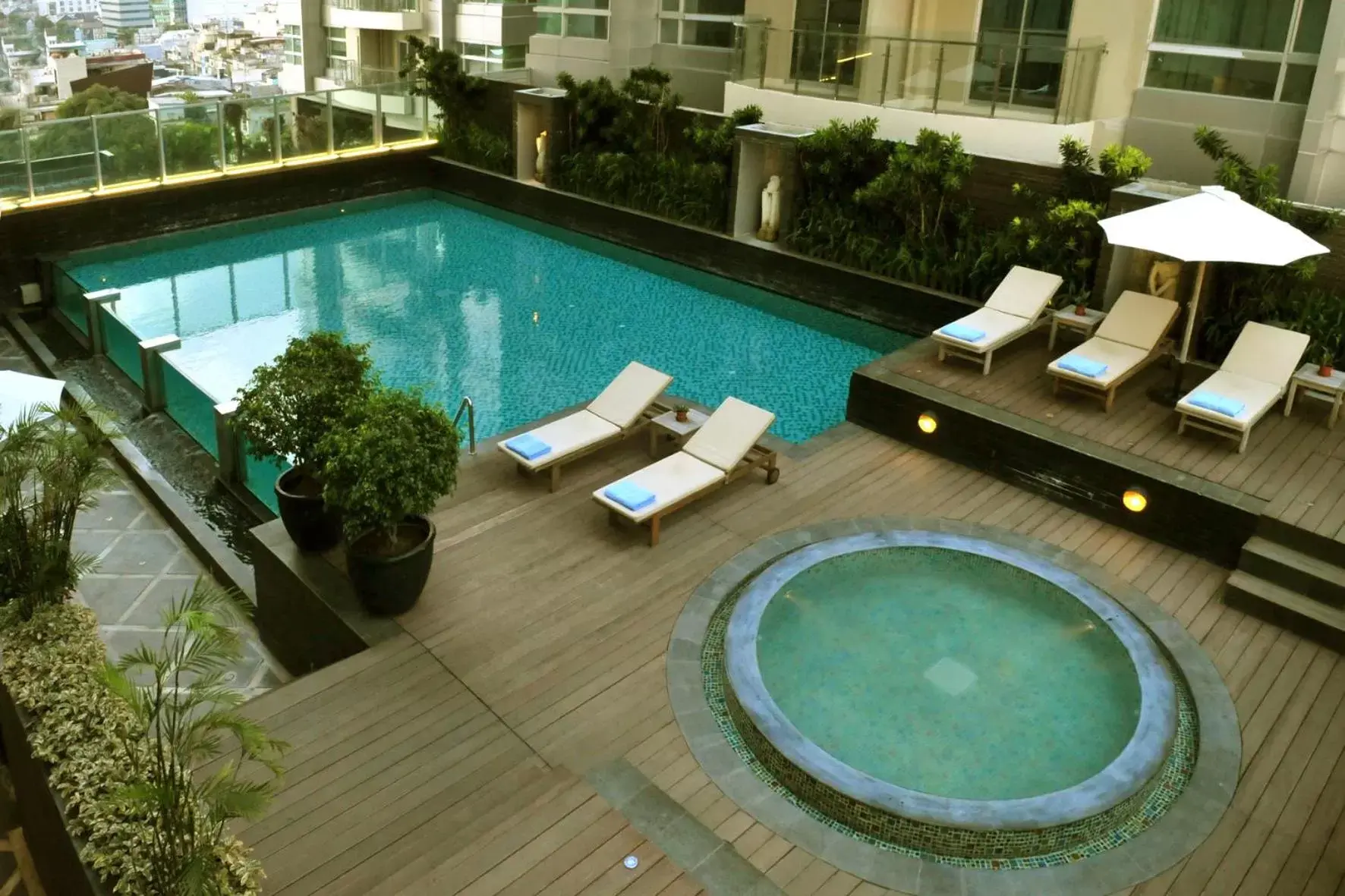 Natural landscape, Swimming Pool in Cambridge Hotel Medan