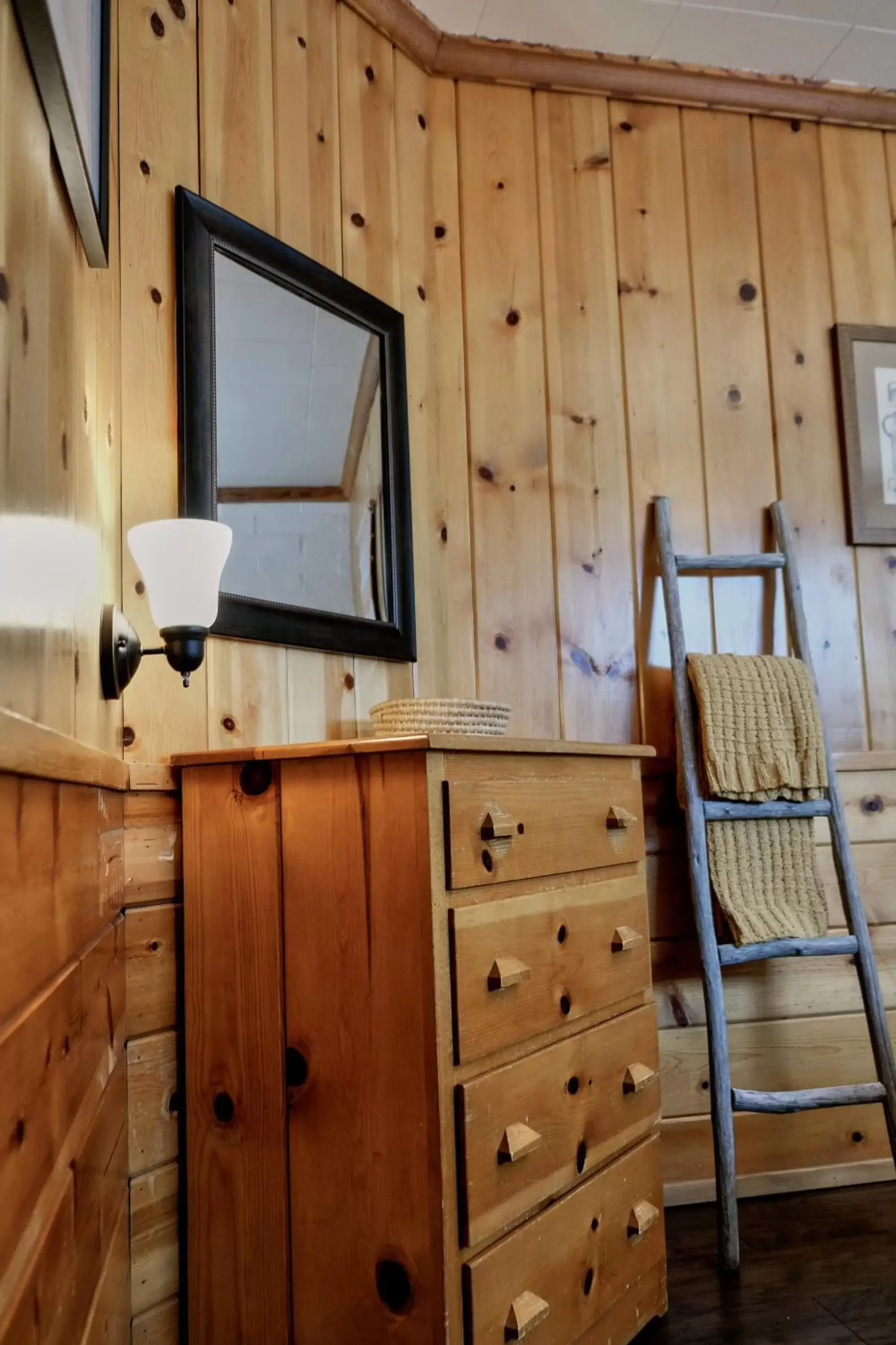 Bathroom in Lake Front Cabins