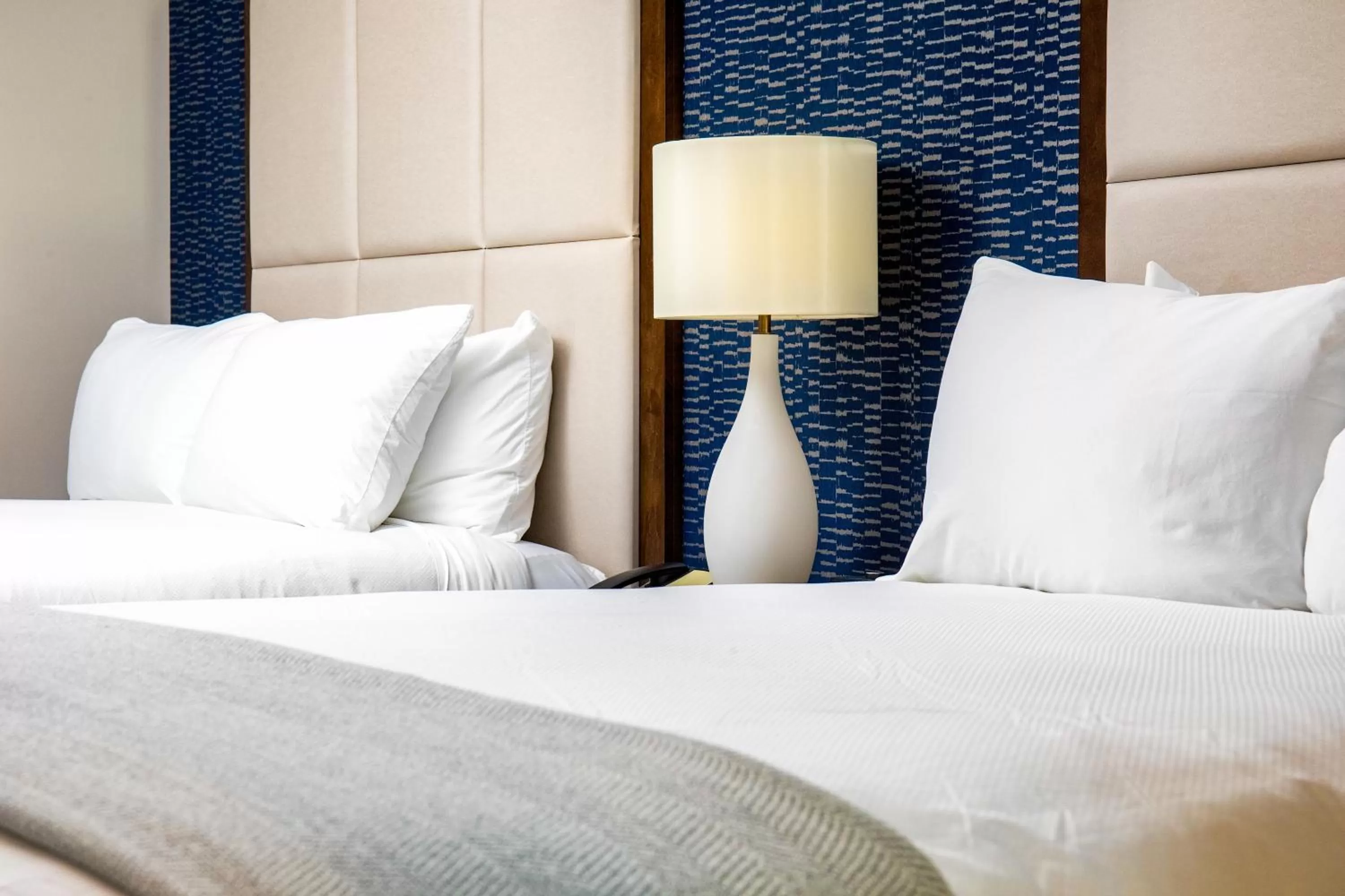 Bed in Haywood Park Hotel, an Ascend Collection Hotel