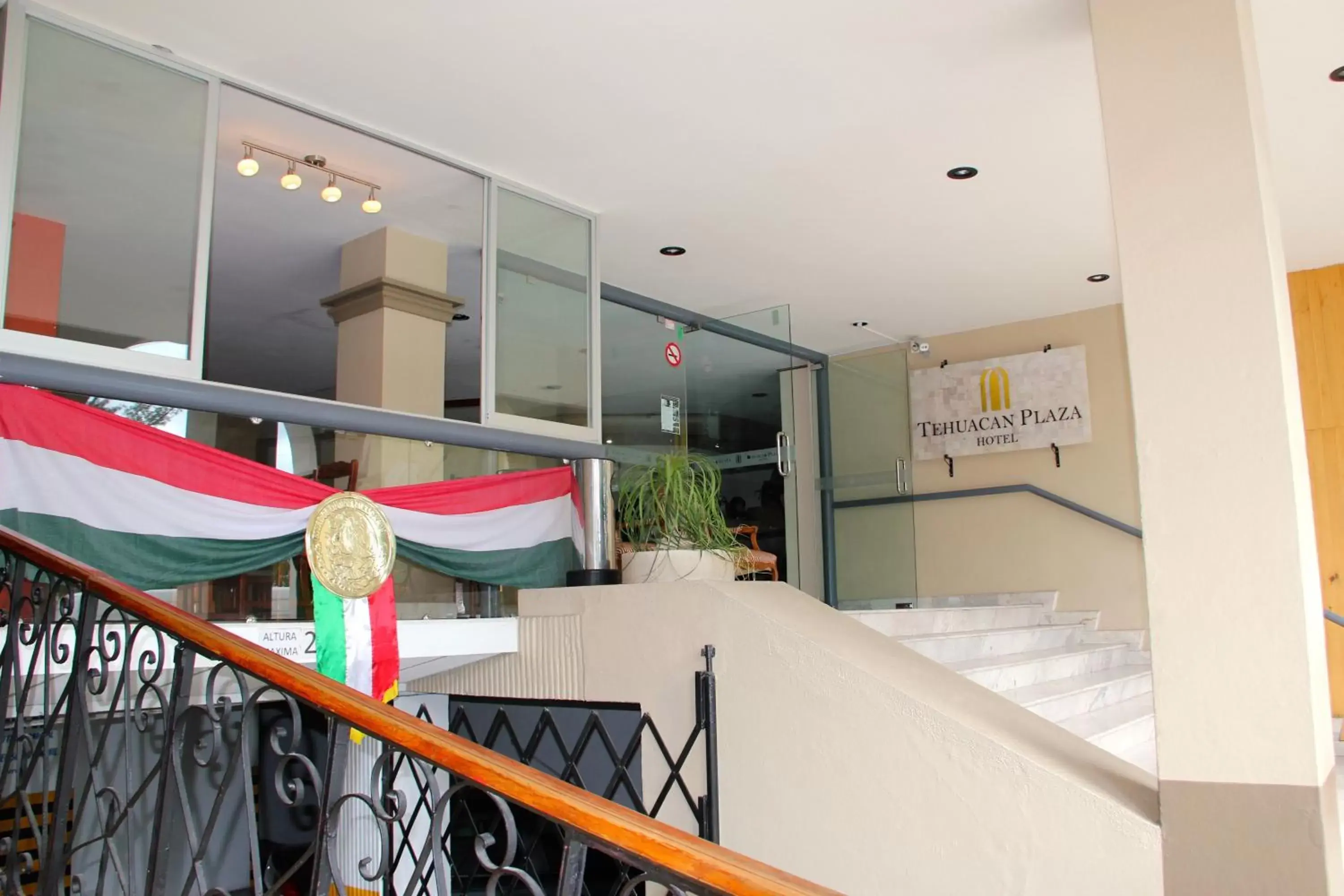 Facade/entrance, Balcony/Terrace in Hotel Tehuacan Plaza