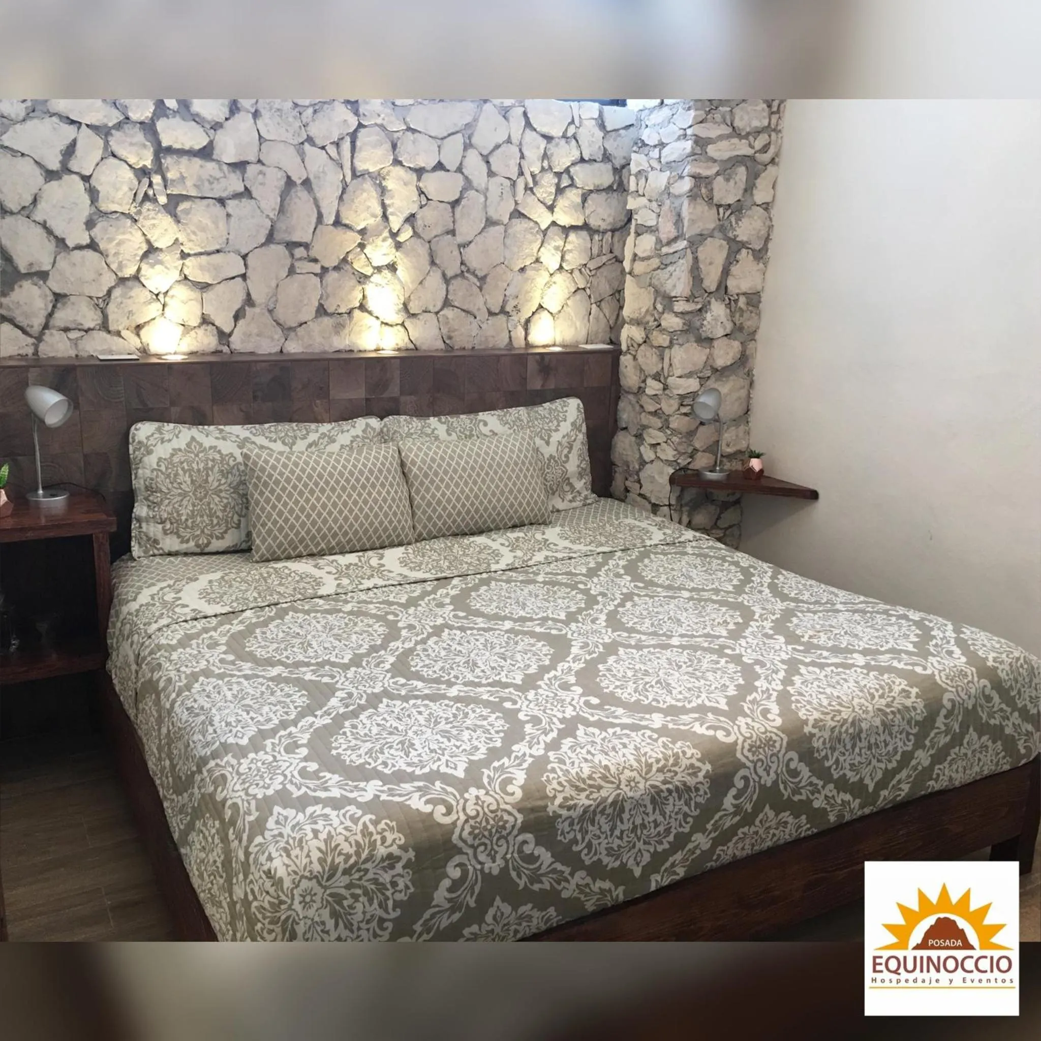 Bed in Posada Equinoccio