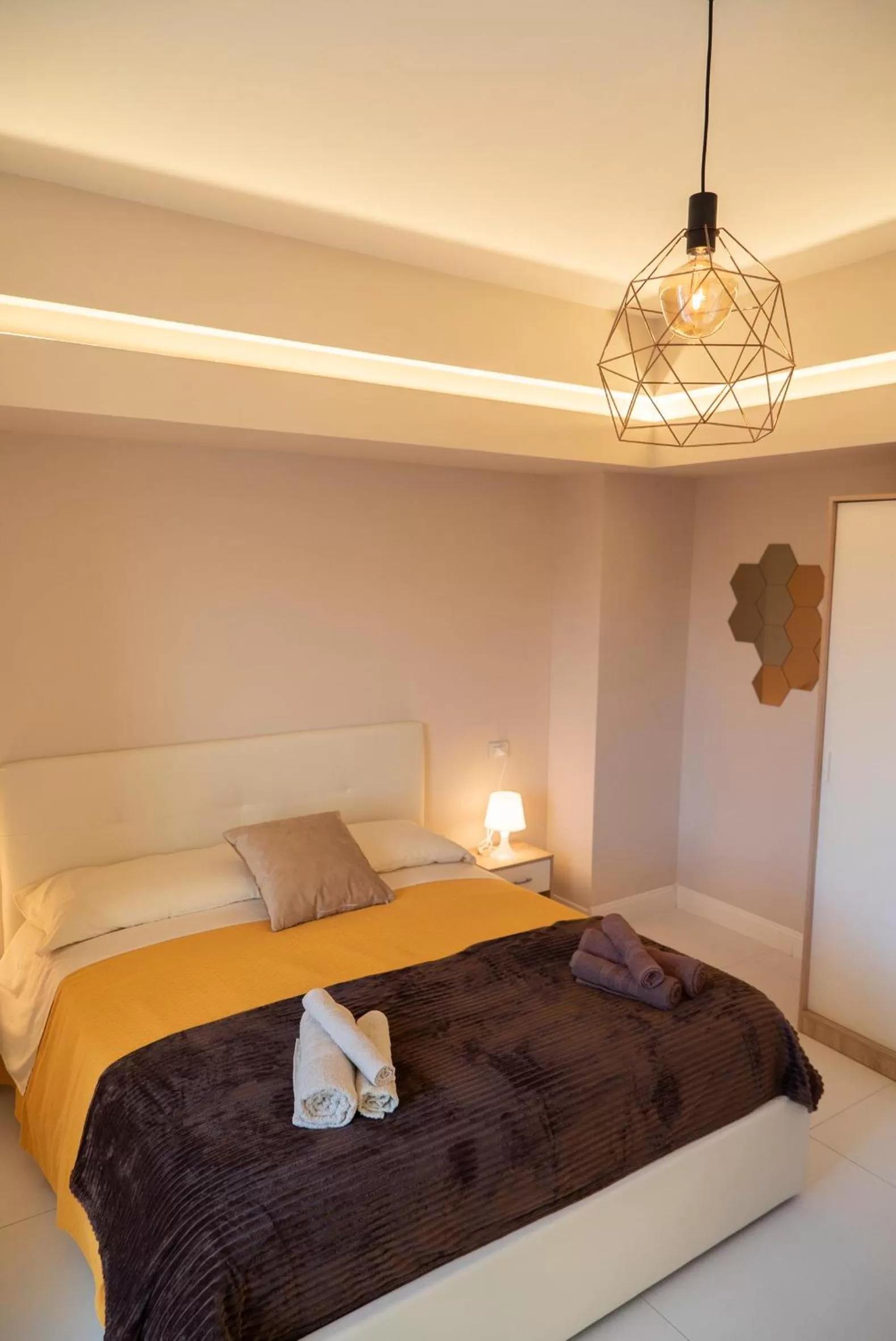 Bed in Belvedere Sea Suite