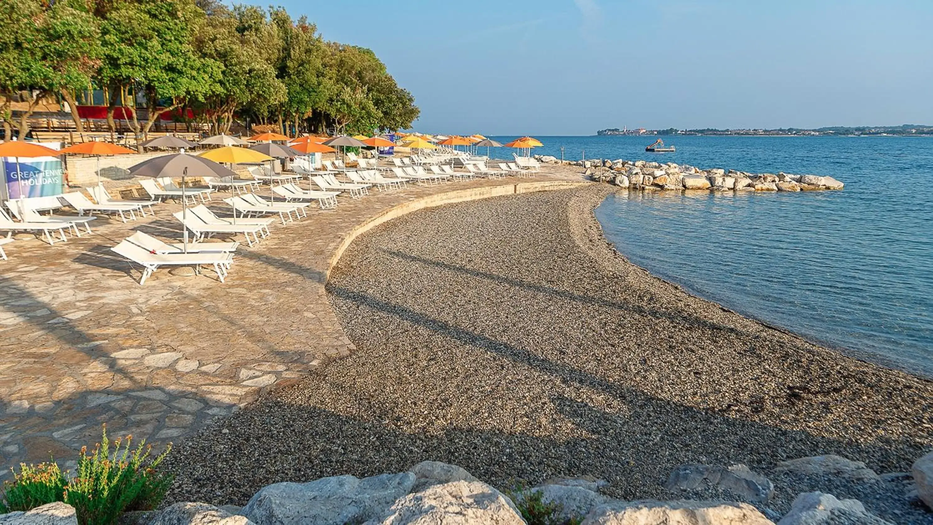 Beach in Valamar Tamaris Resort