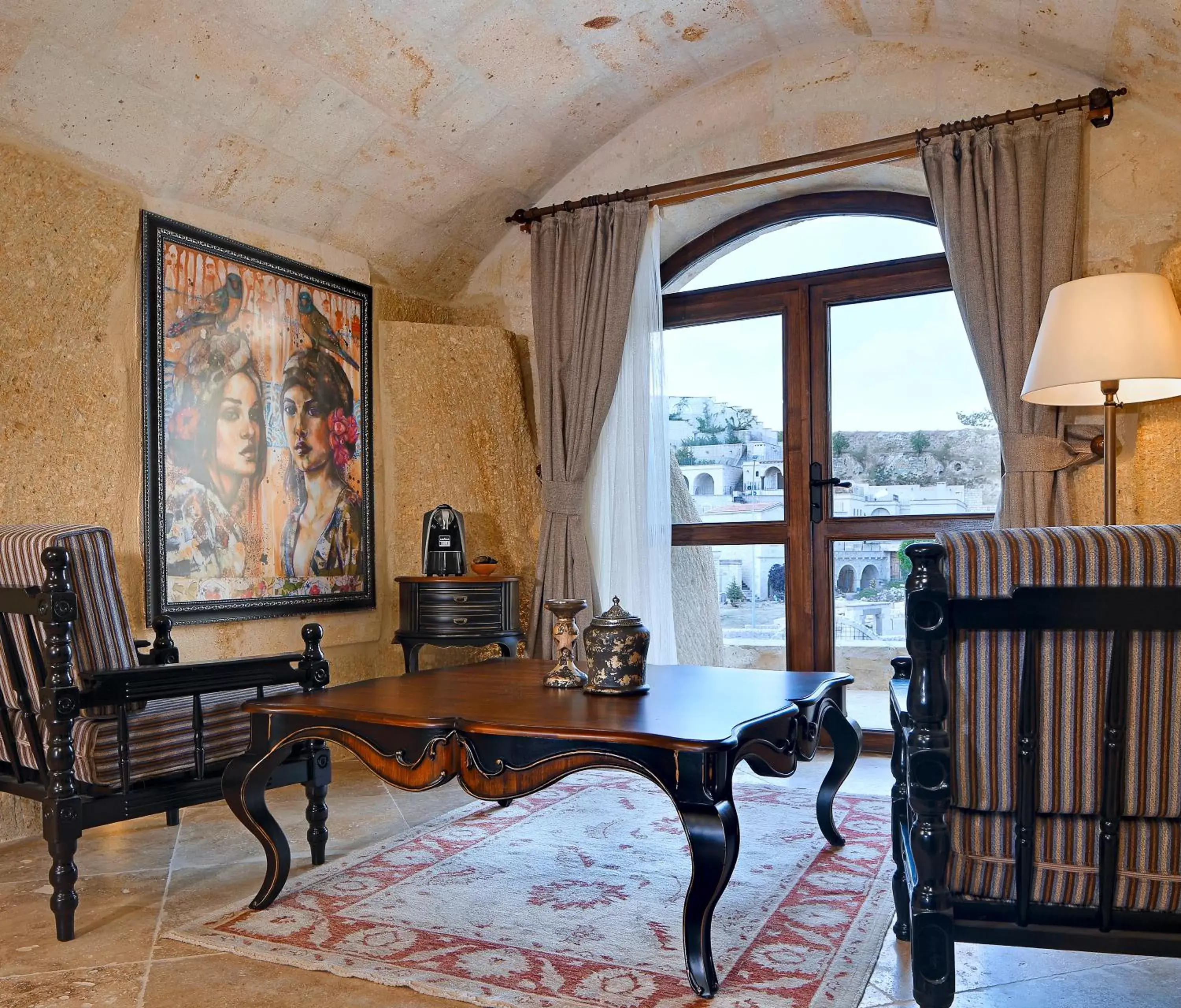 Living room, Seating Area in Seraphim Cave Suites & SPA