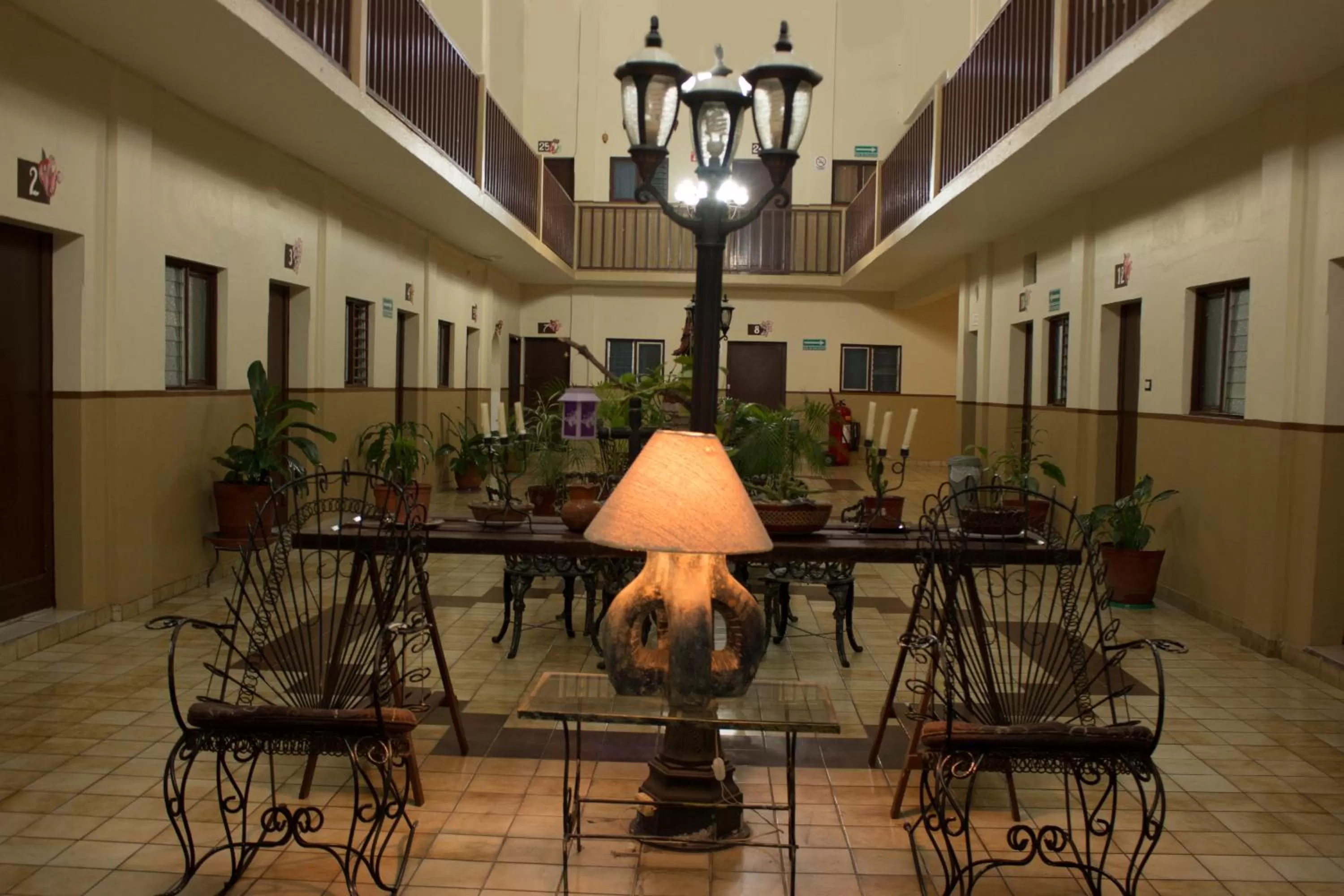 Patio in Hotel Cervantino