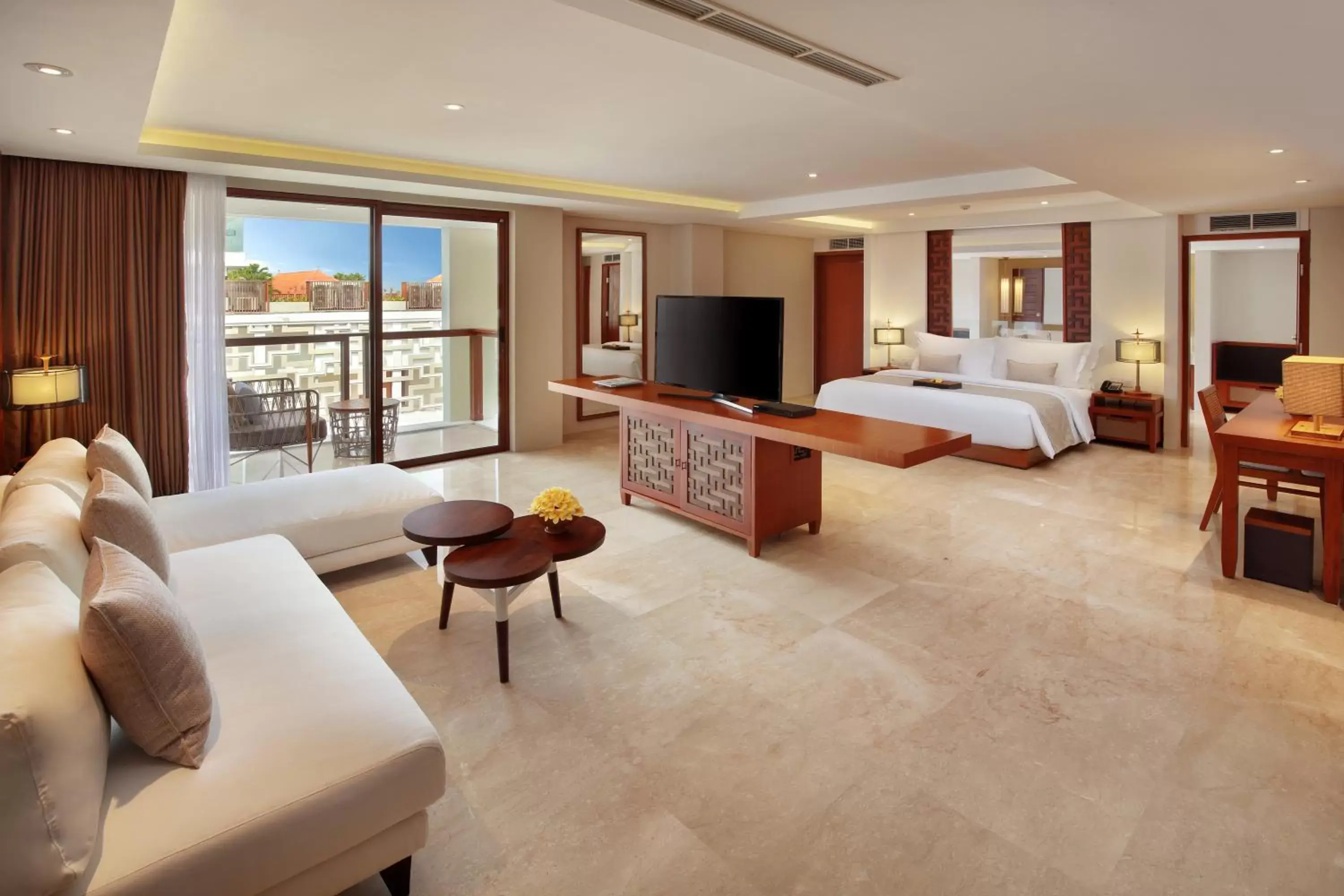 Bedroom, Seating Area in The Bandha Hotel & Suites