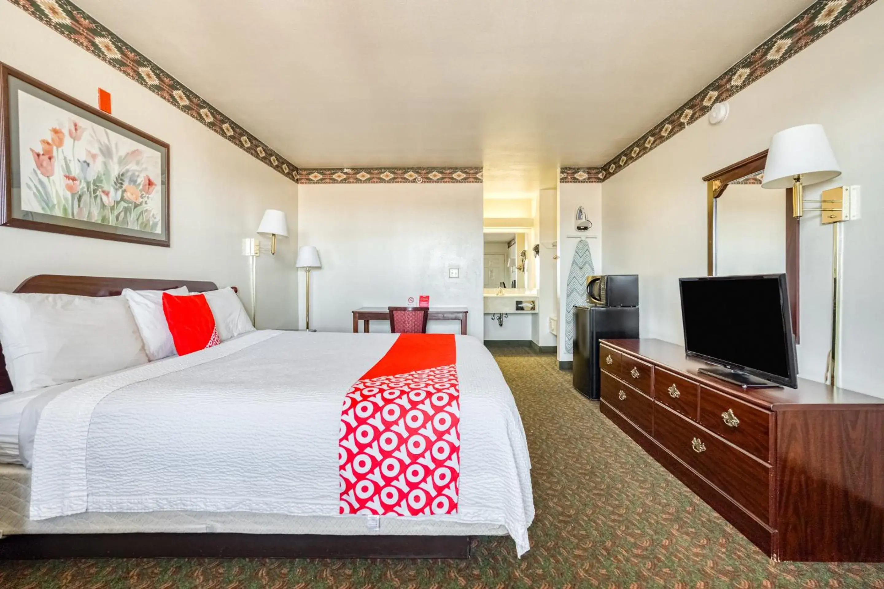 Bedroom, Bed in OYO Hotel Wichita Falls I-44 Sheppard Airforce