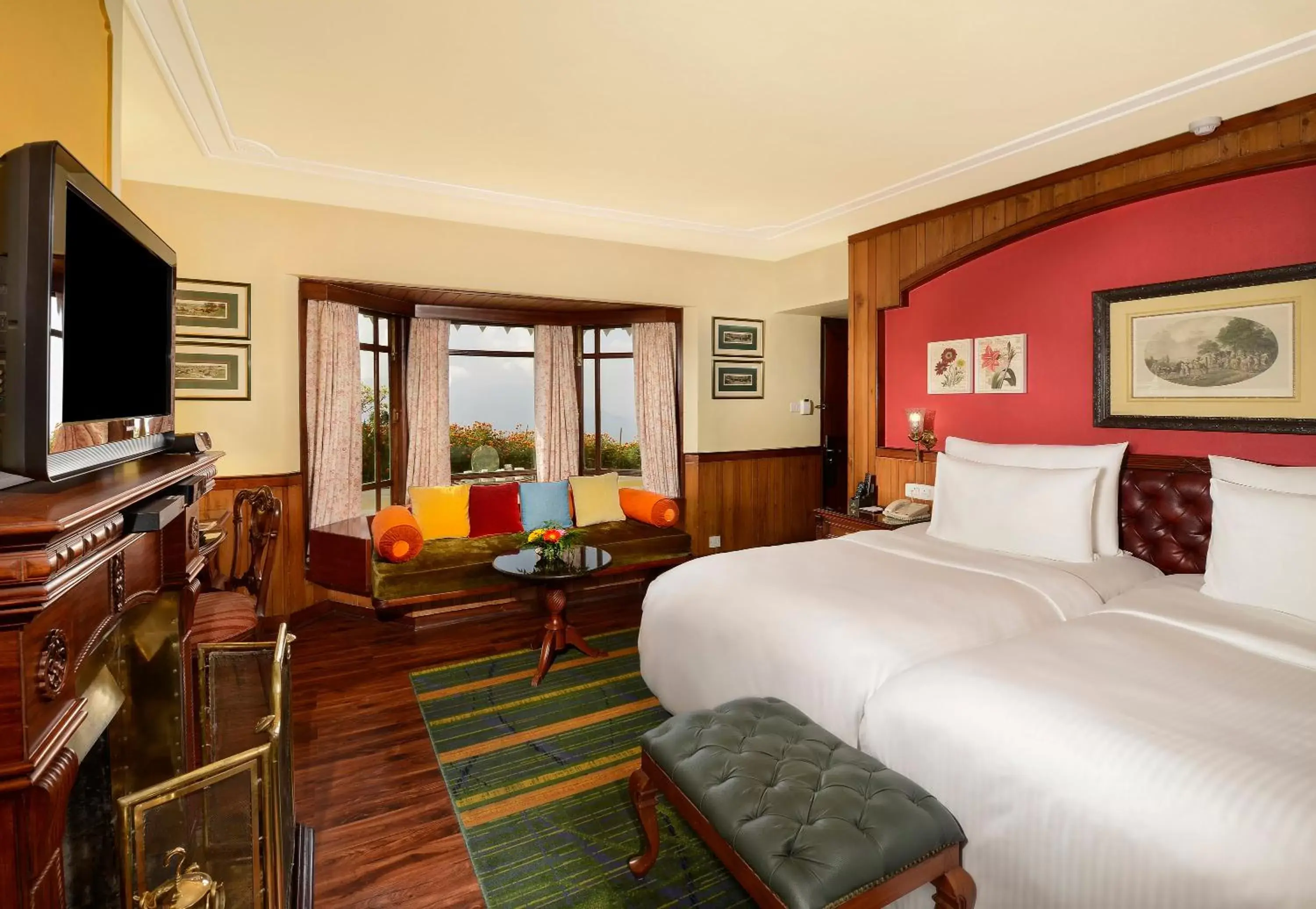 View (from property/room), Bed in Mayfair Darjeeling View (from property/room), Bed in Mayfair Darjeeling