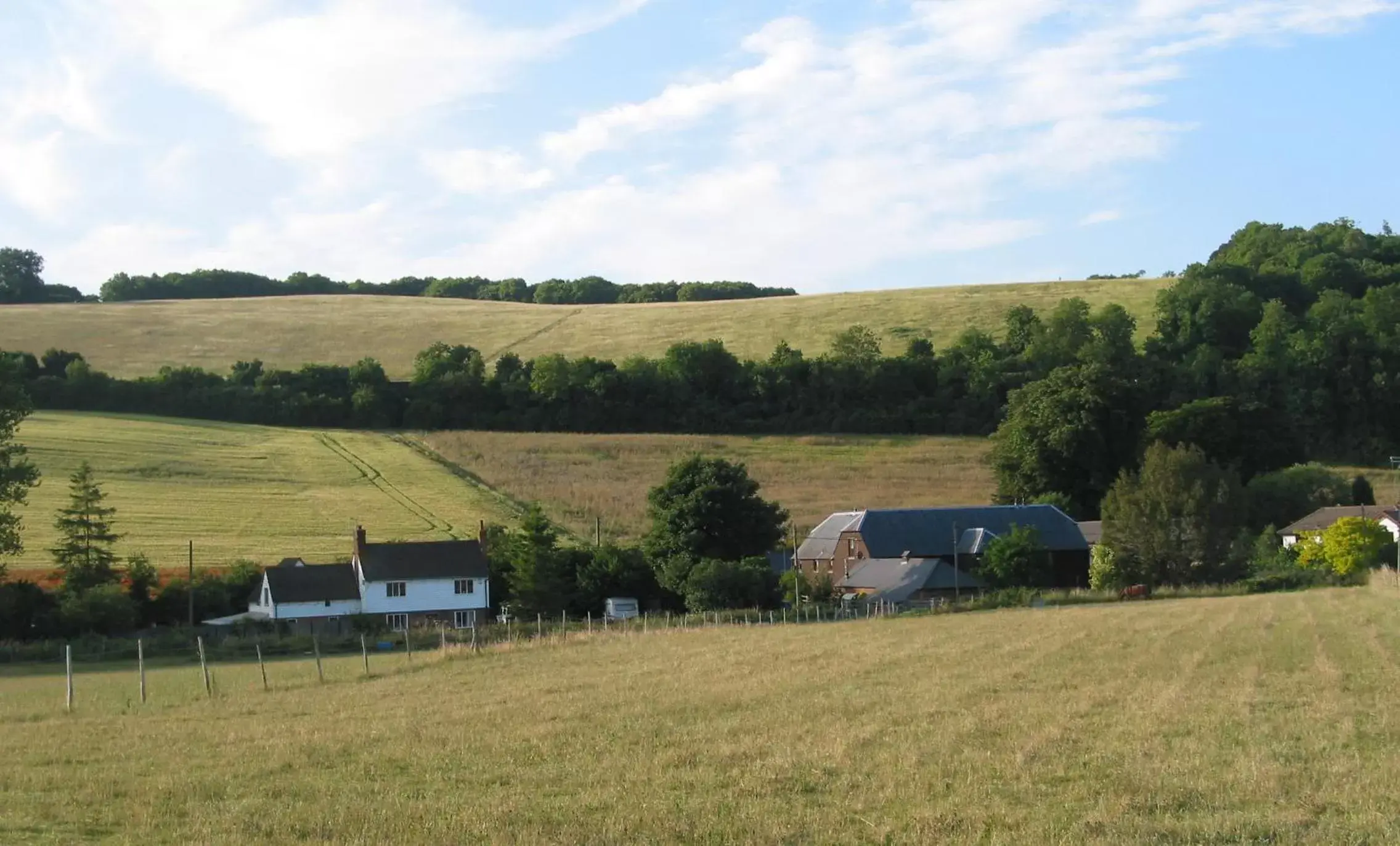Natural landscape in North Downs Barn