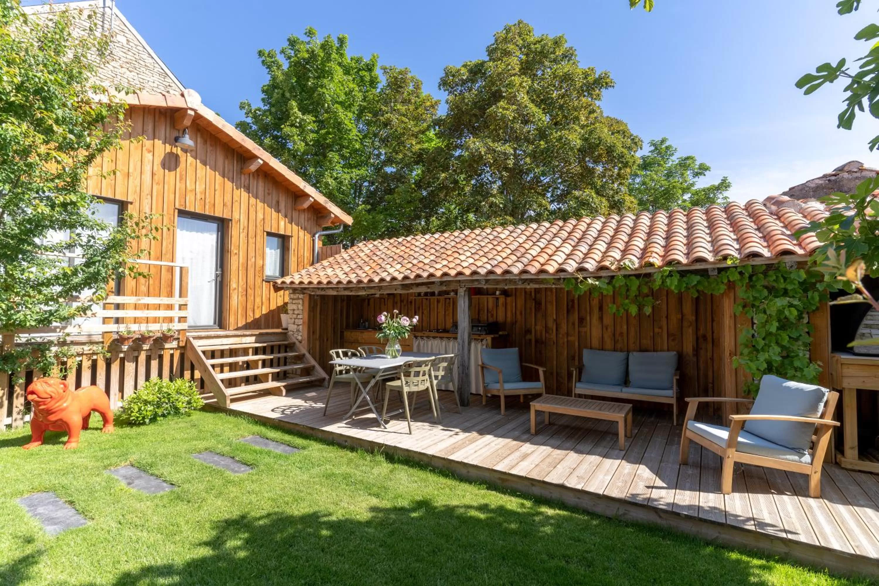 Double Room with Terrace in AU LOGIS DE BELLEFOIS - Chambres d'hôtes