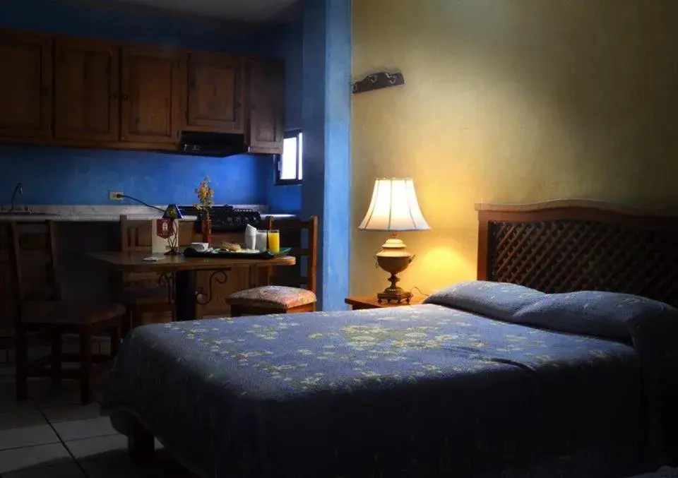 Decorative detail, Bed in Hotel Las Fuentes