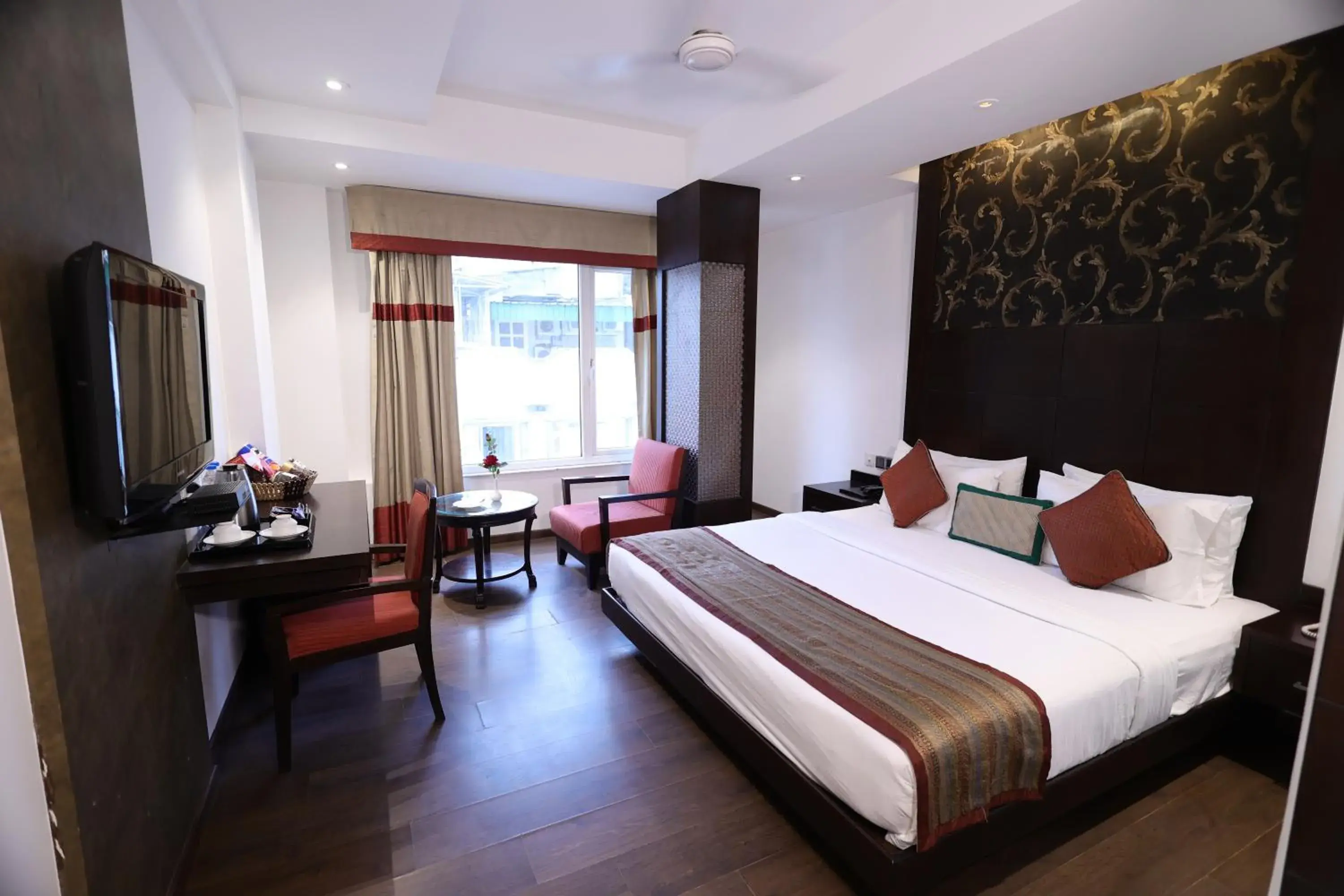 Bed in Hotel GODWIN DELUXE - New Delhi Railway Station - Paharganj