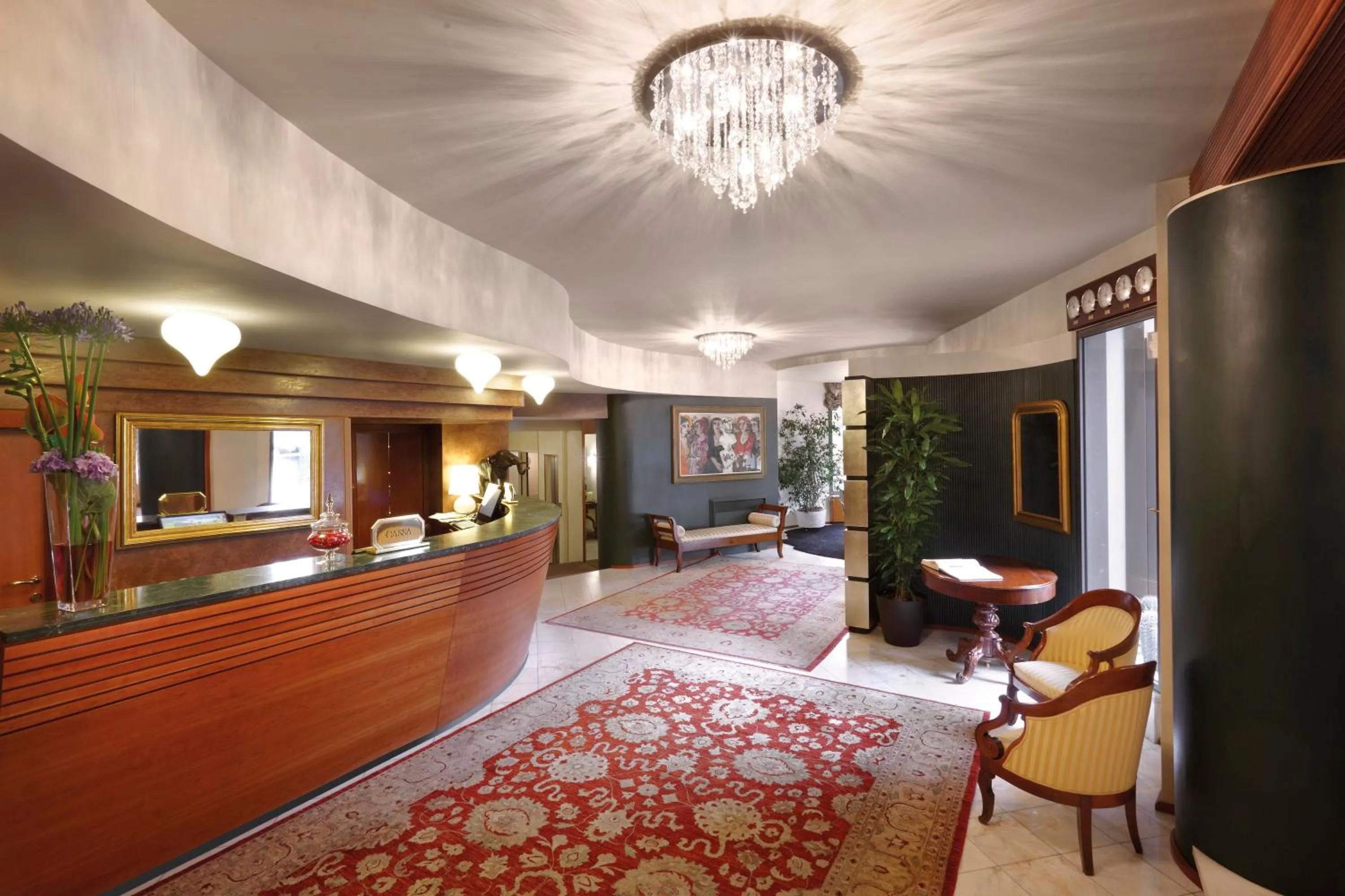 Lobby or reception in Albergo Celide
