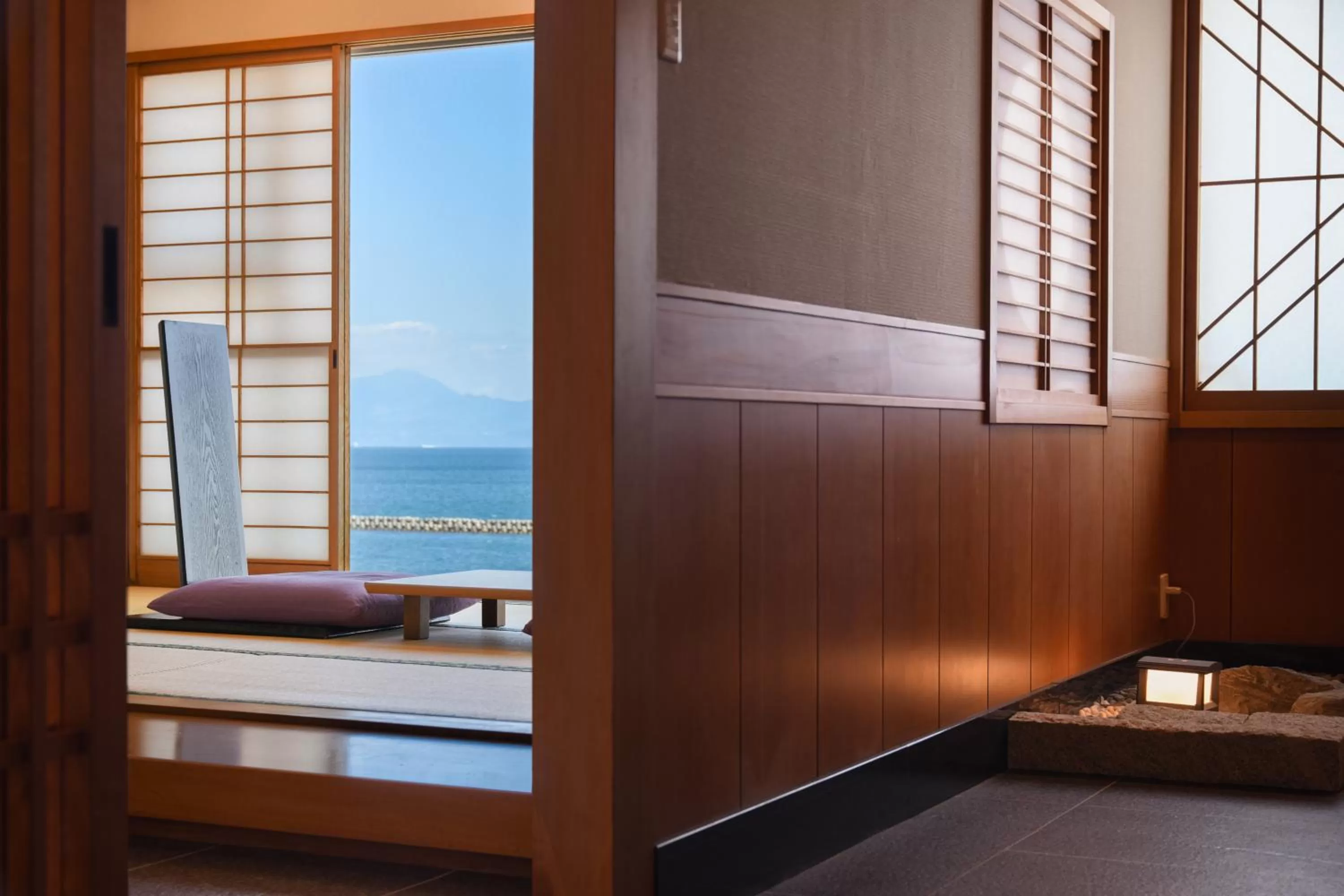 Sea view, Bed in Ibusuki Kaijo Hotel
