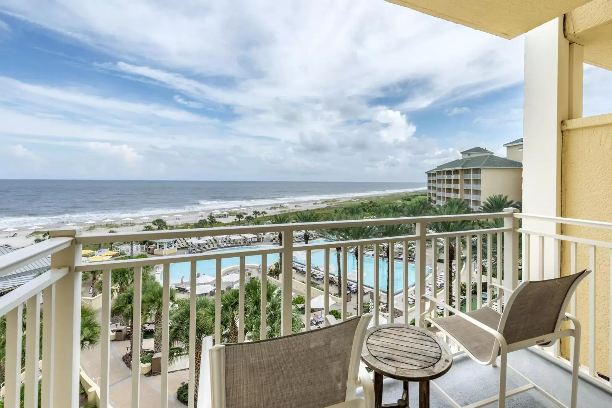 Bedroom, Balcony/Terrace in Omni Amelia Island Resort