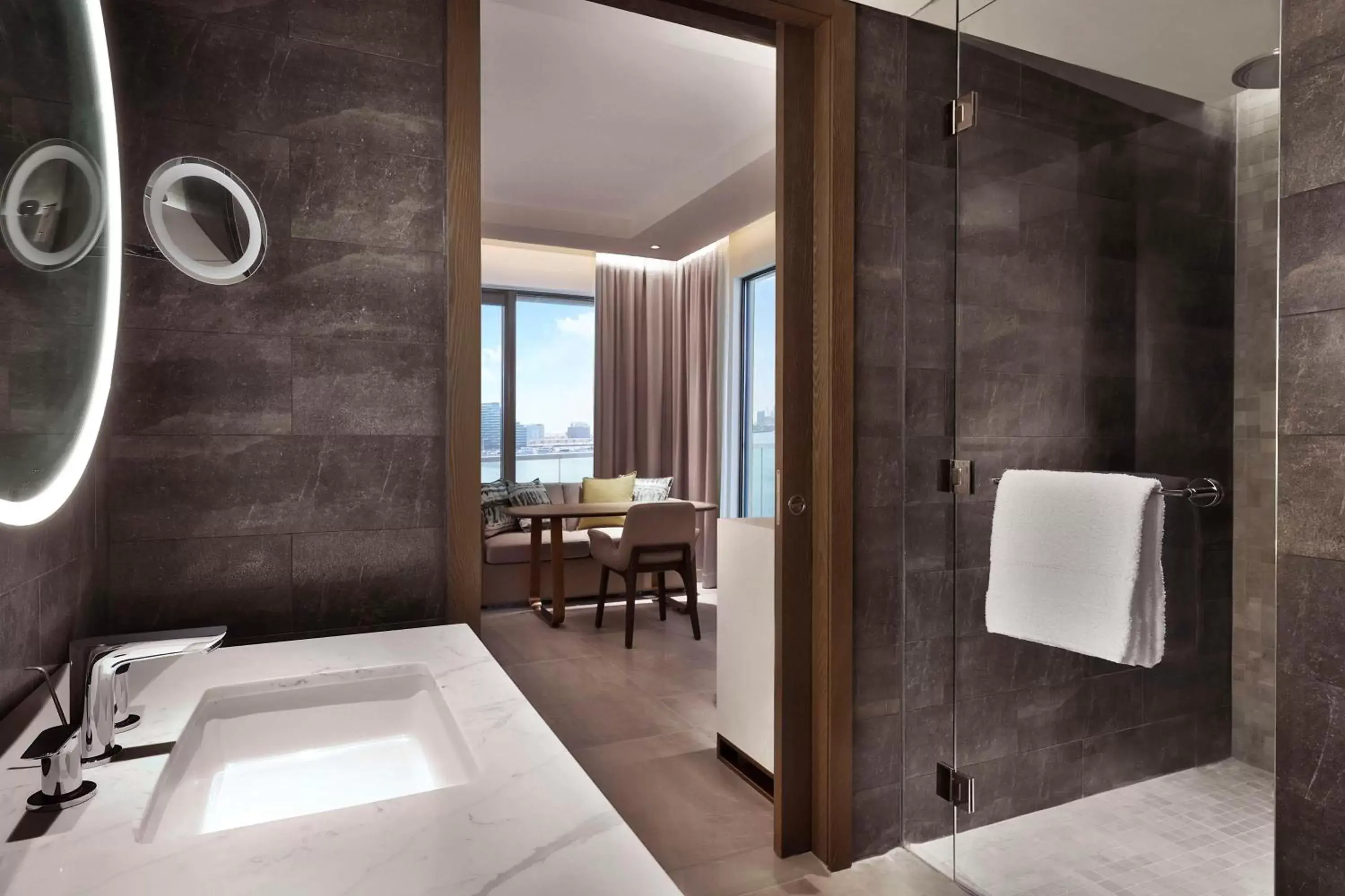 Toilet, Bathroom in Hilton Abu Dhabi Yas Island