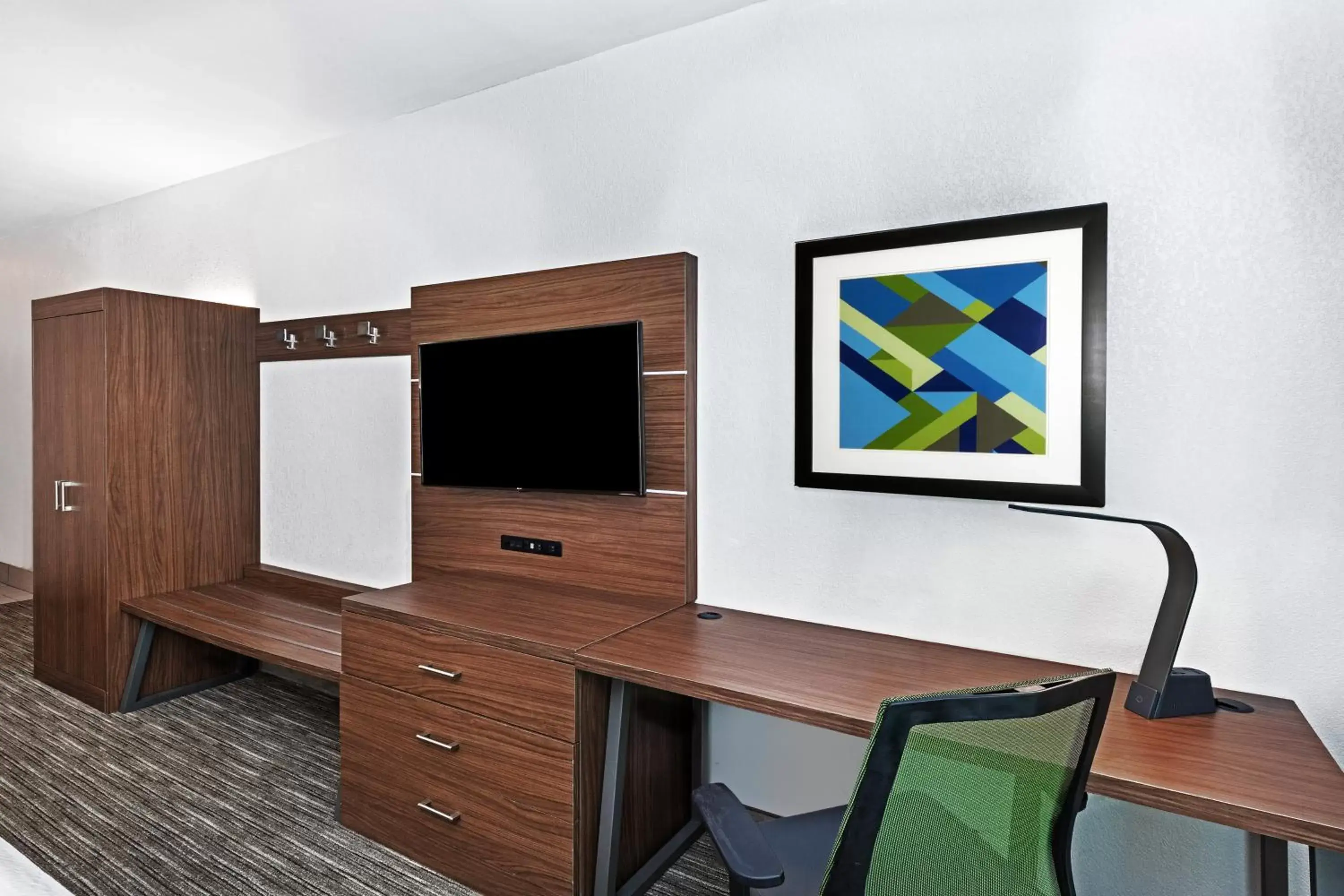Guests, TV/Entertainment Center in Holiday Inn Express Hotel & Suites Lafayette South, an IHG Hotel