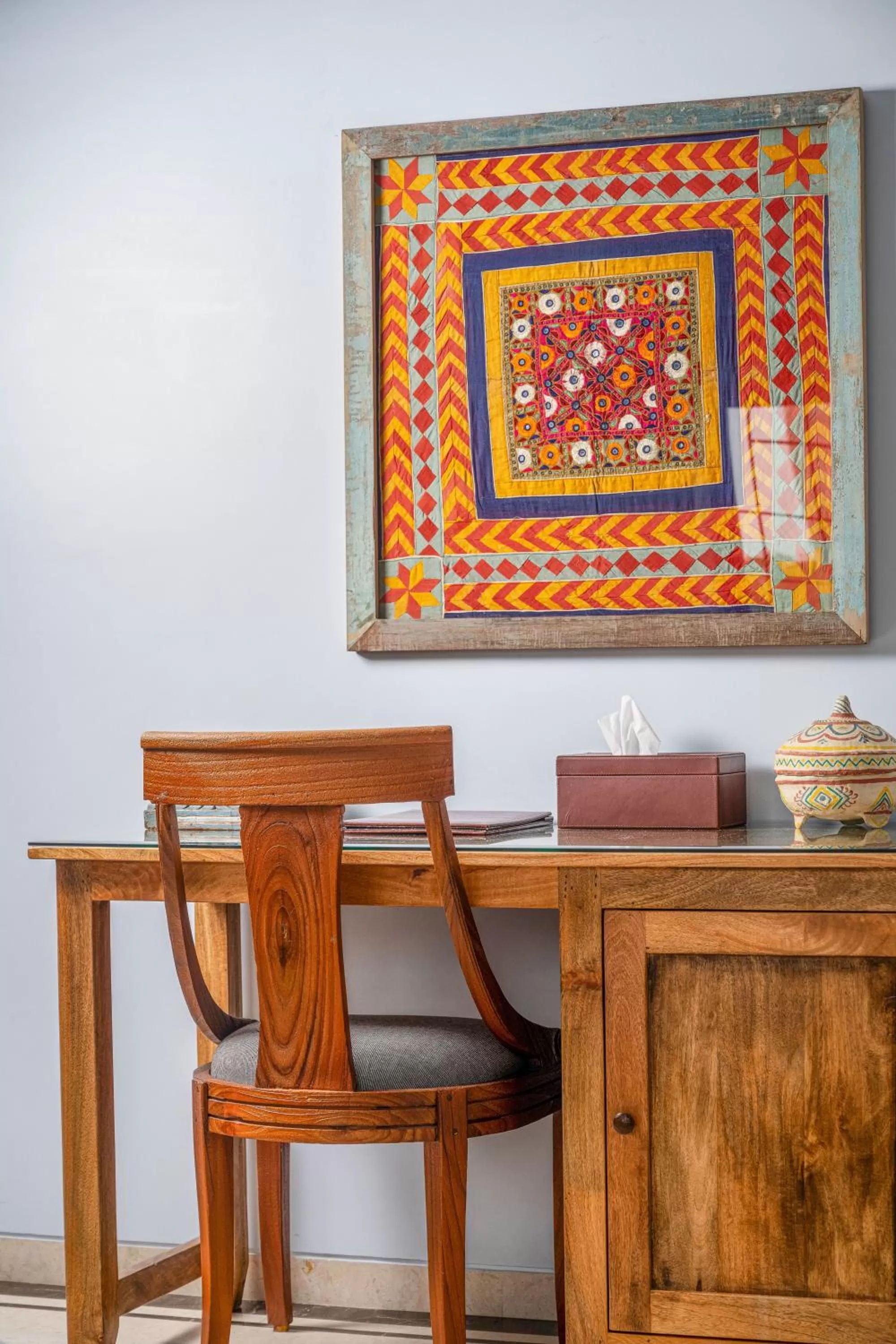 Decorative detail in The Almond Tree