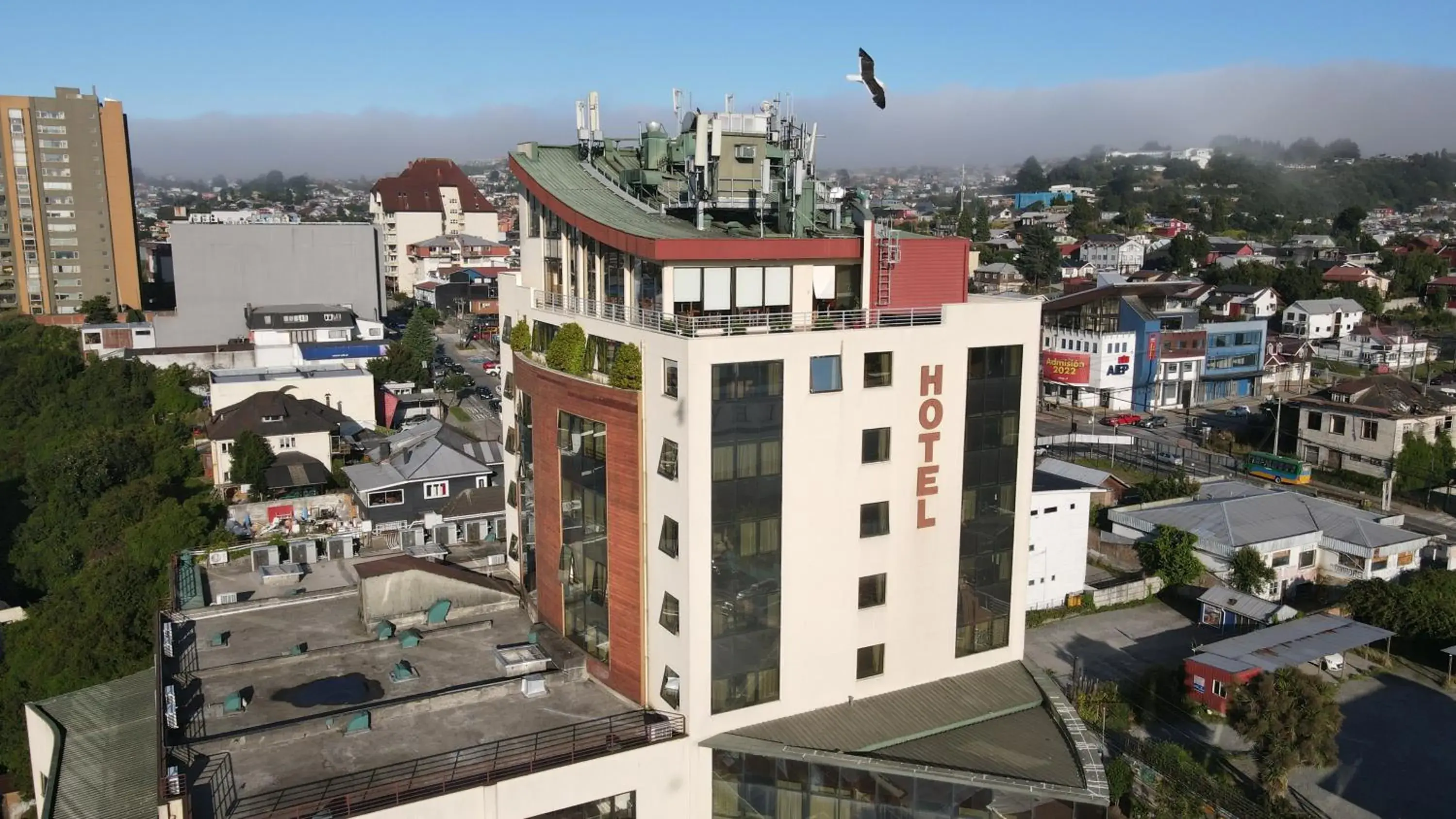 Facade/entrance, Bird's-eye View in Hotel Gran Pacifico