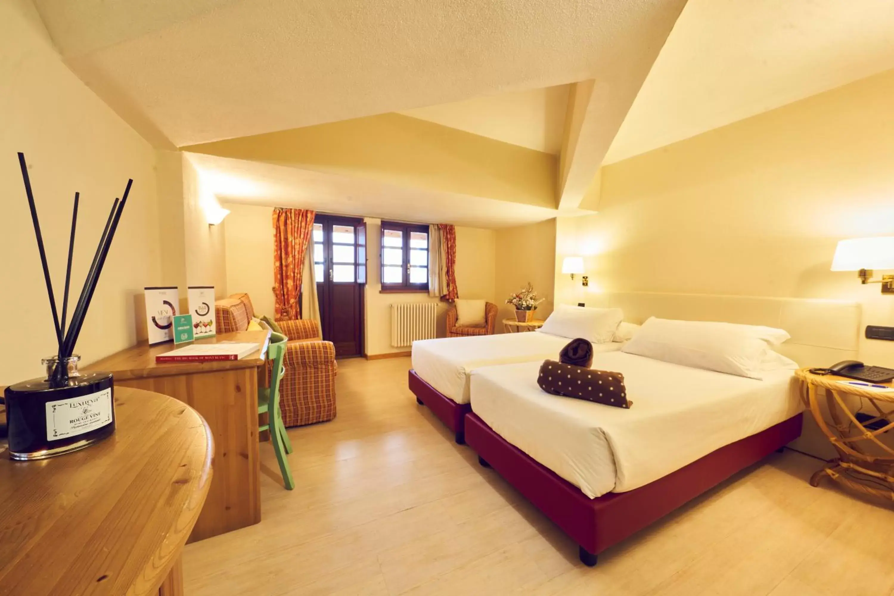 Bedroom in iH Hotels Courmayeur Mont Blanc