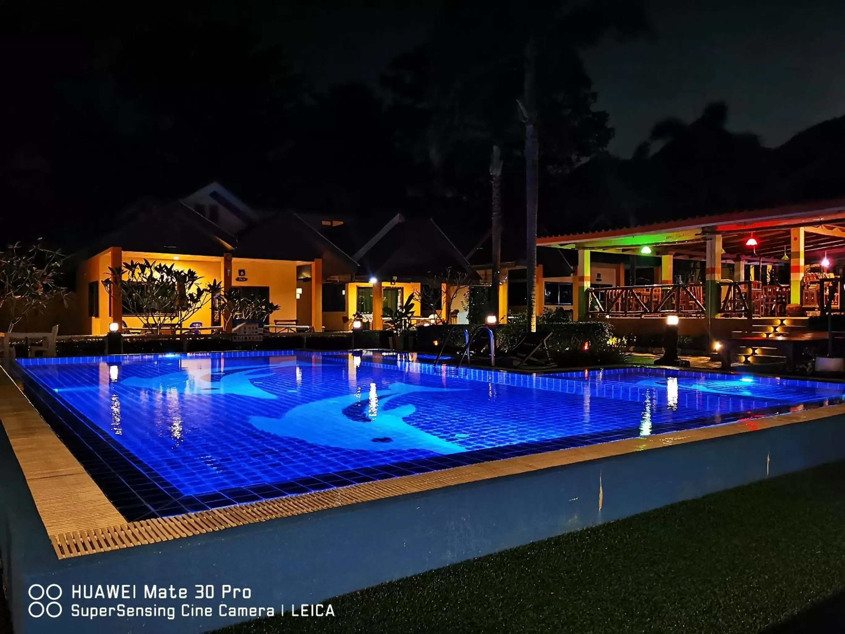 Night, Swimming Pool in Penny's Resort