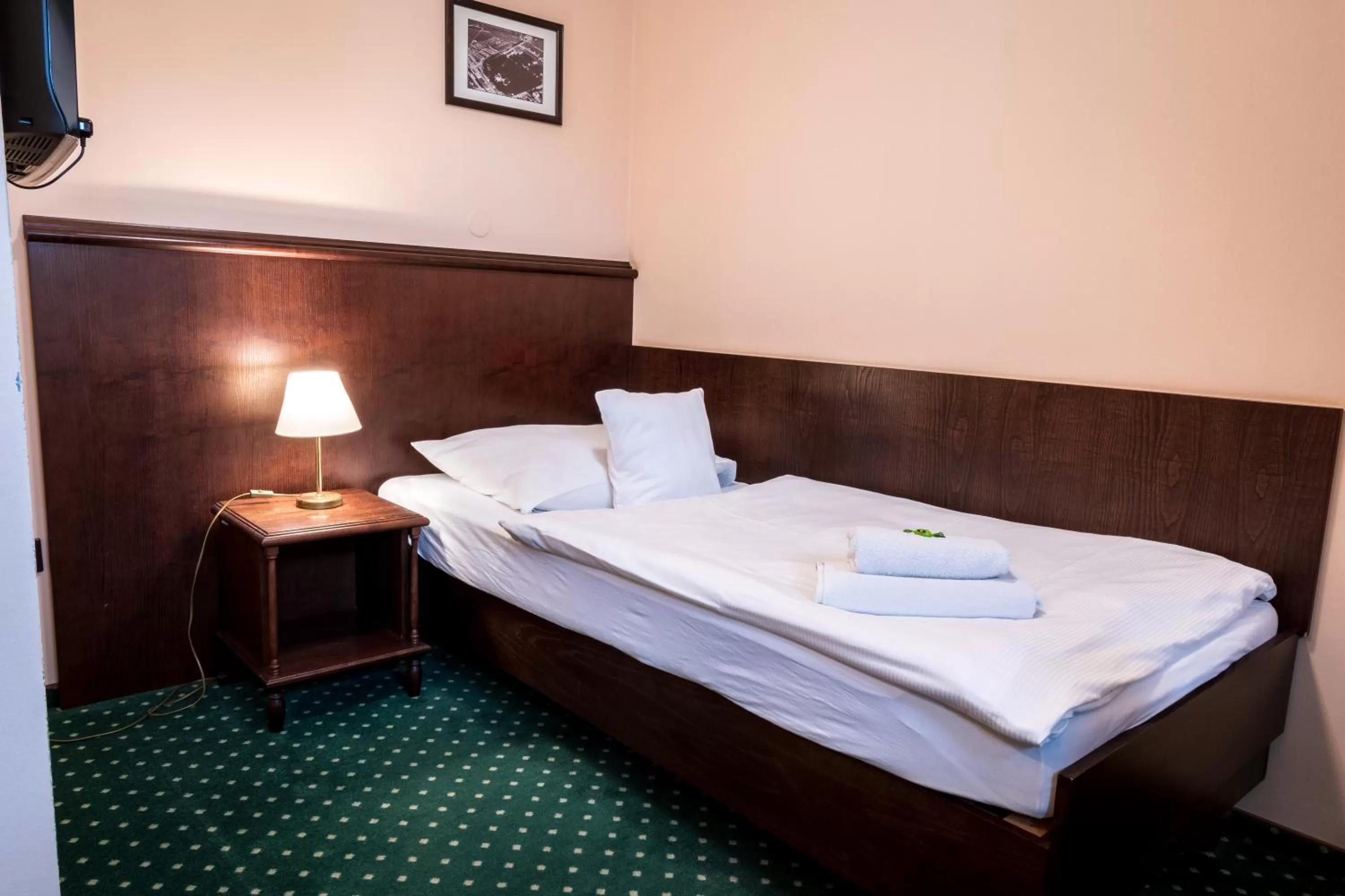 Bed in Hotel U Hejtmana Šarovce