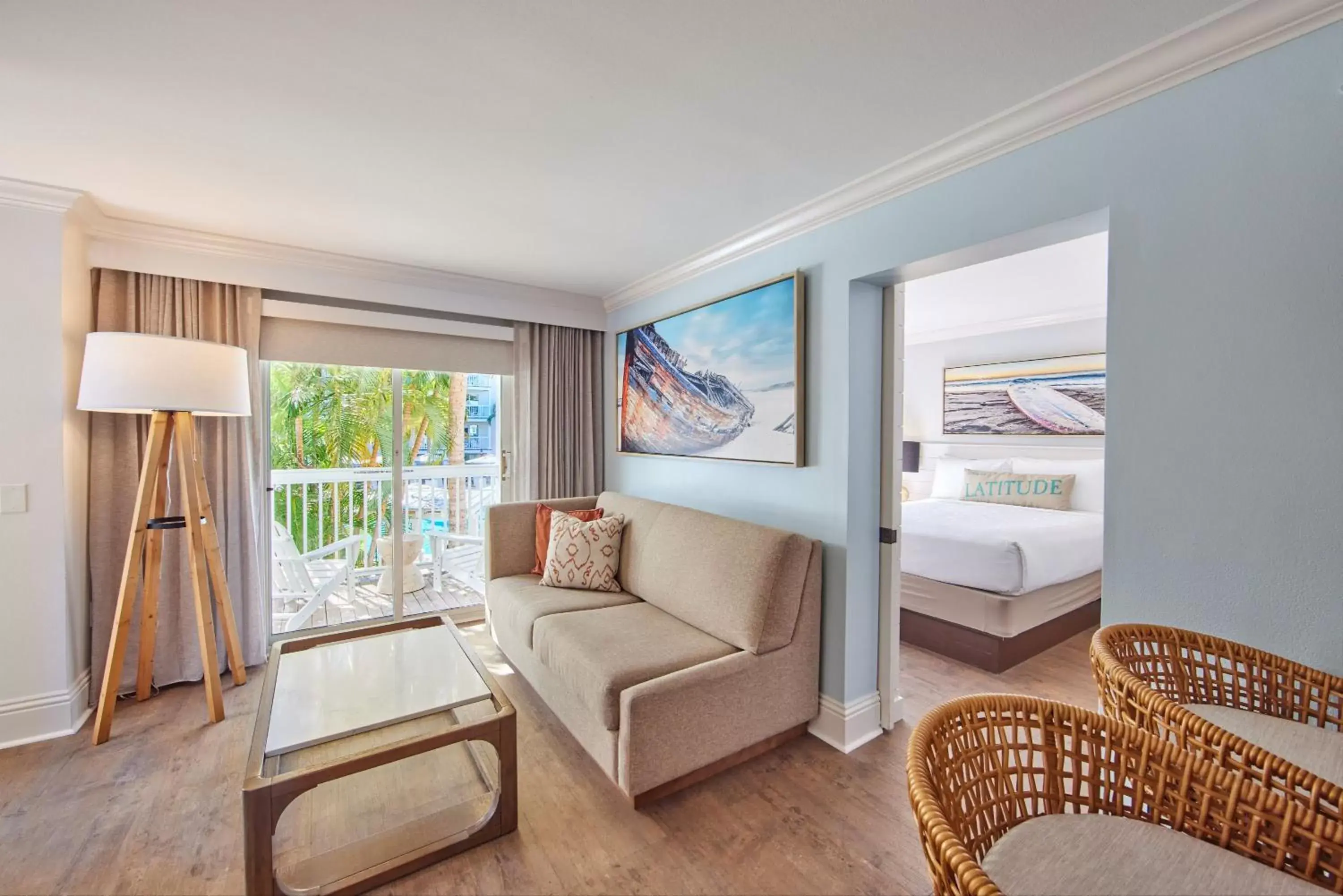 Living room, Seating Area in Margaritaville Beach House Key West