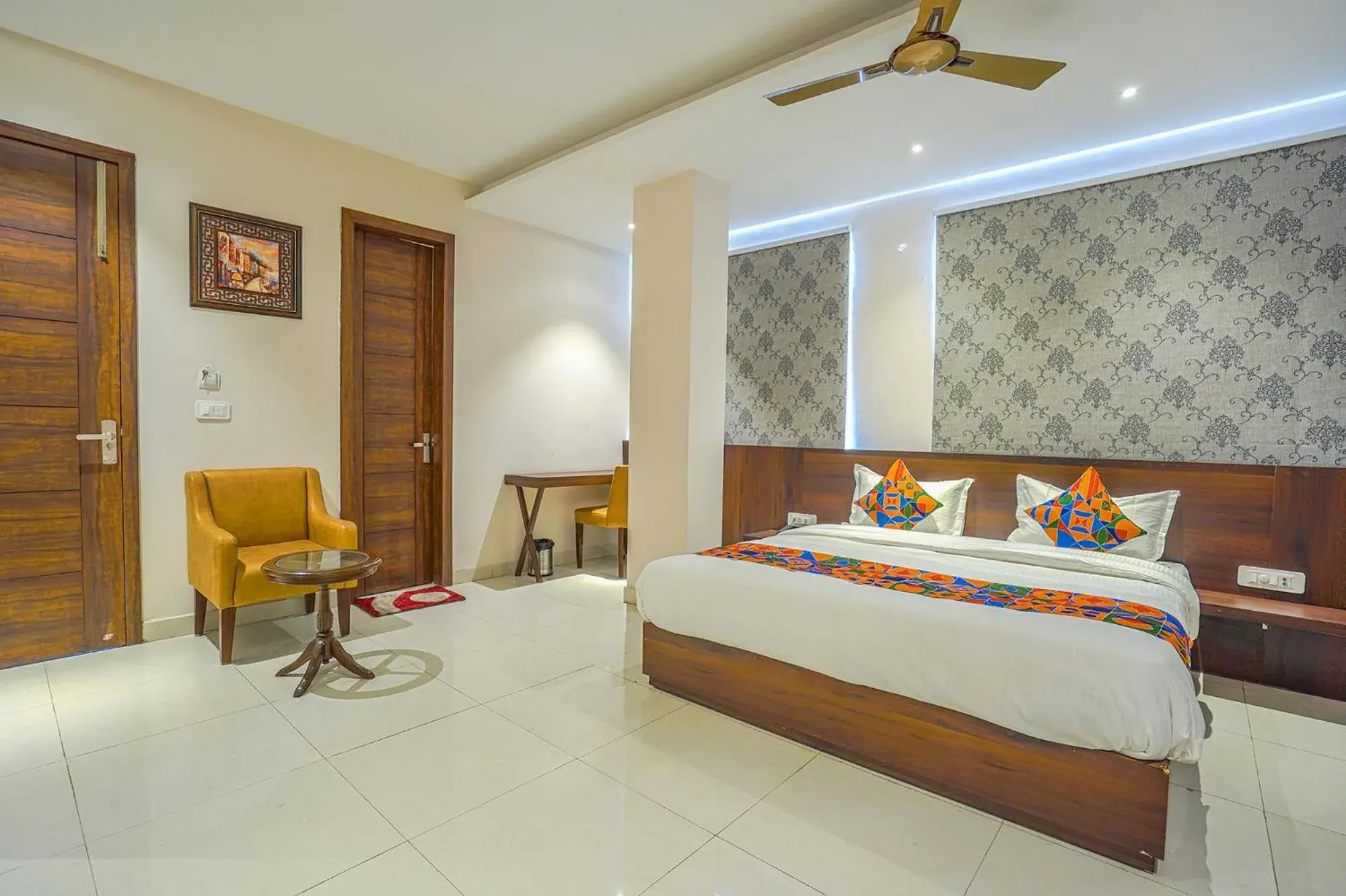 View (from property/room), Bed in FabHotel Prime Empire View (from property/room), Bed in FabHotel Prime Empire