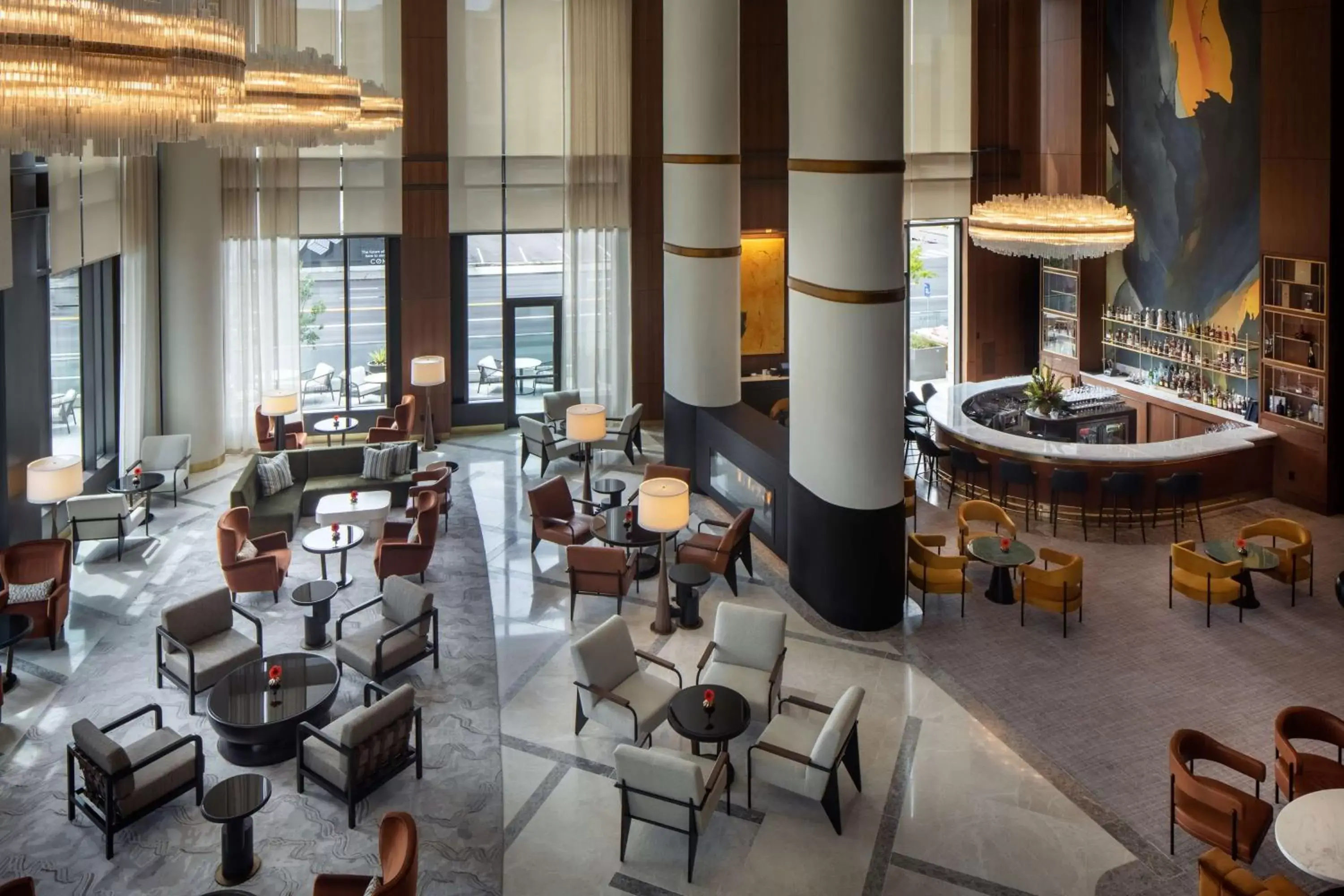 Lobby or reception, Restaurant/Places to Eat in Conrad Nashville