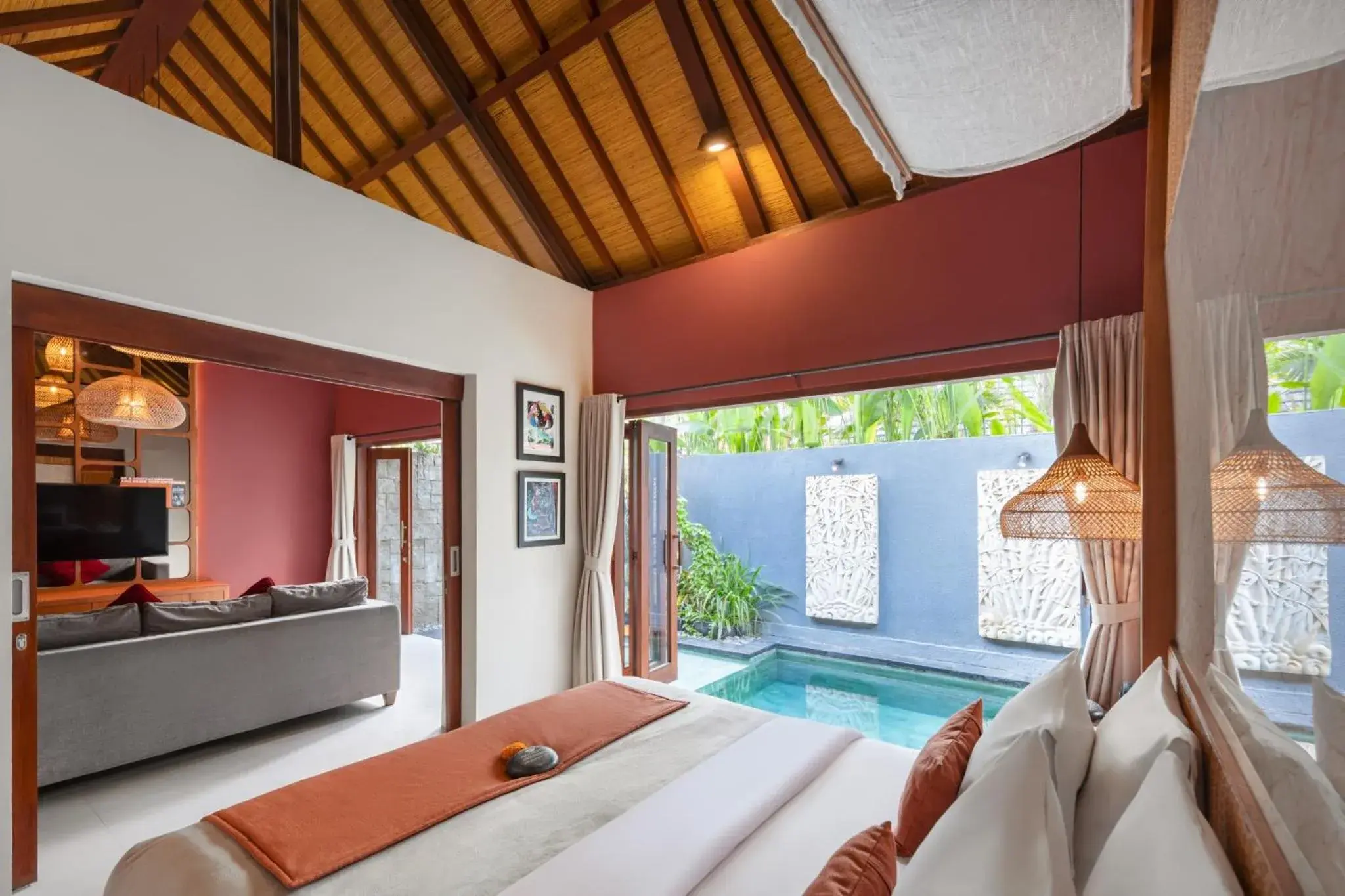 Bedroom in Seminyak Sanctuary Villa by Ini Vie Hospitality
