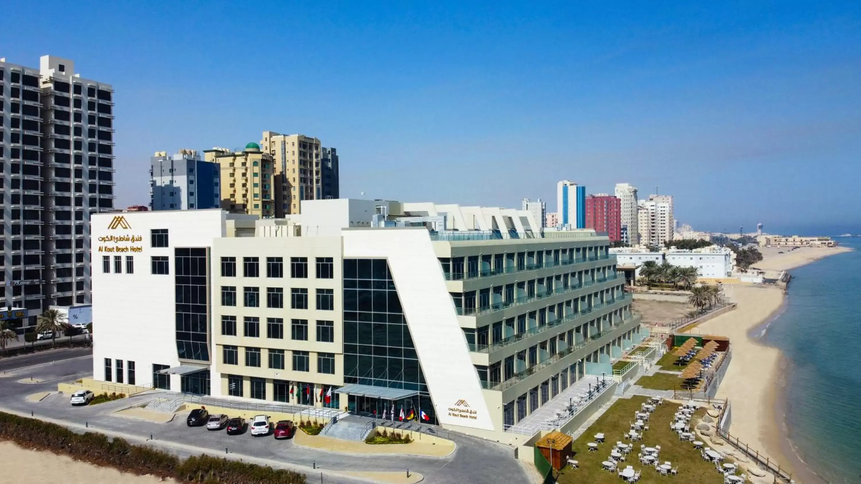 Property building in Al Kout Beach Hotel Property building in Al Kout Beach Hotel