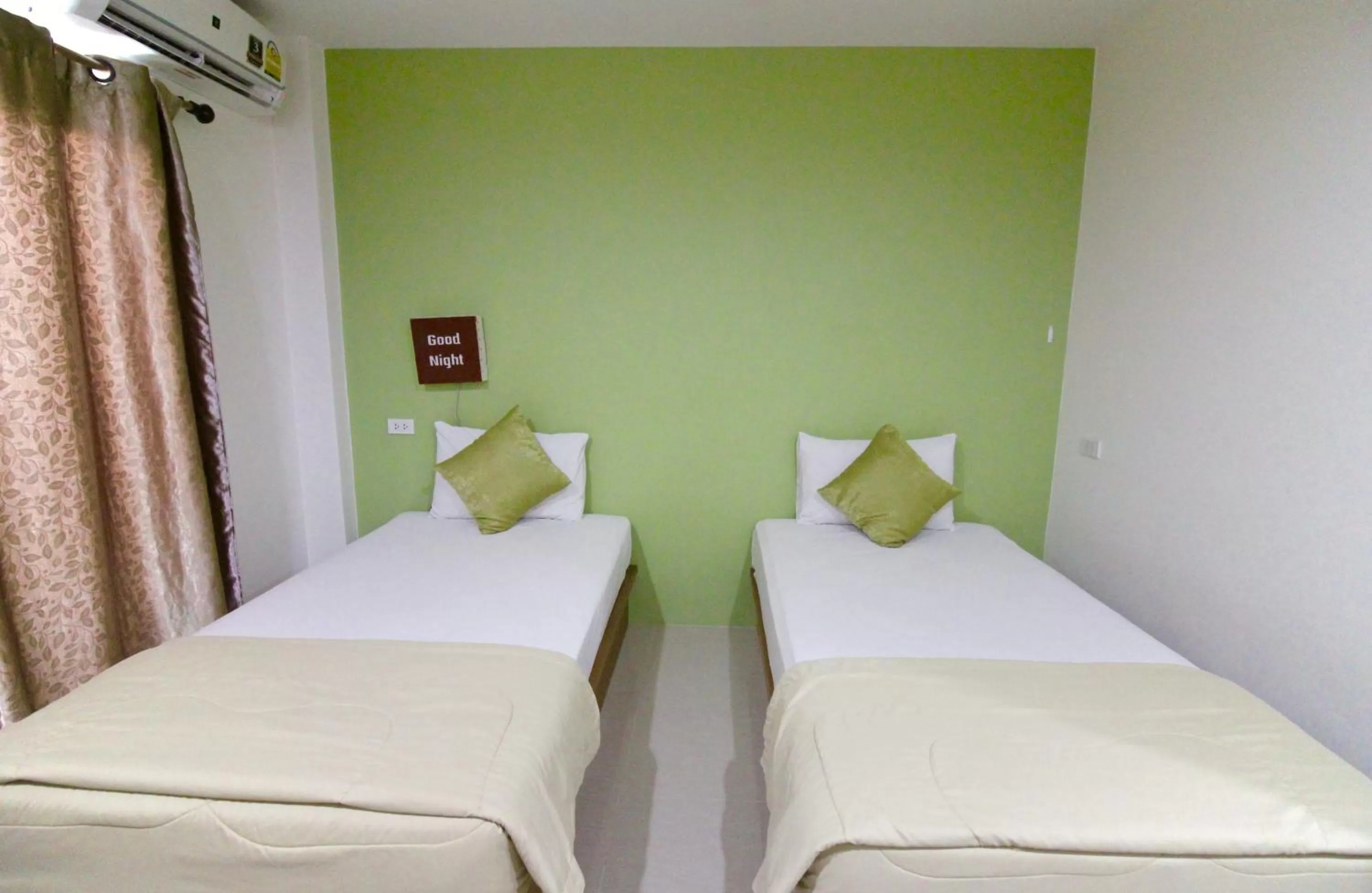 Bed in Green Apple Villa