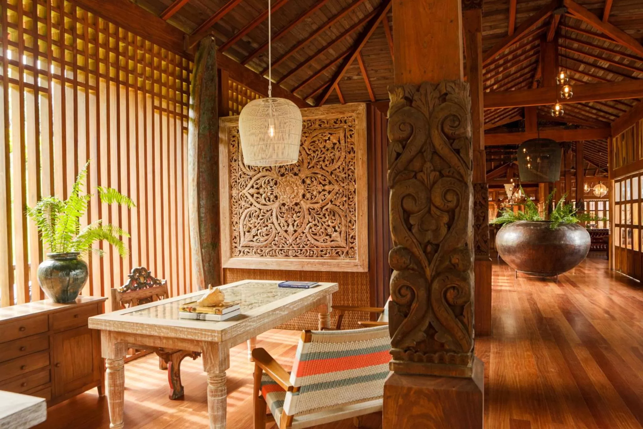 Lobby or reception in La Coralina Island House