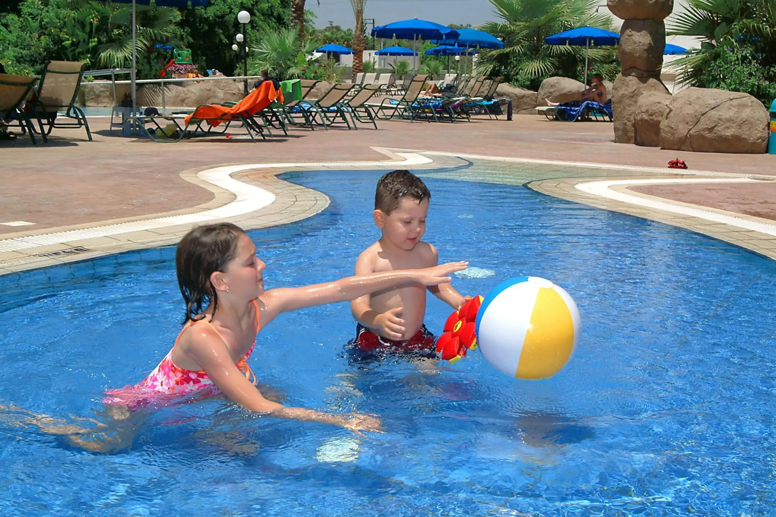 Kids's club, Swimming Pool in Nissiana Hotel & Bungalows