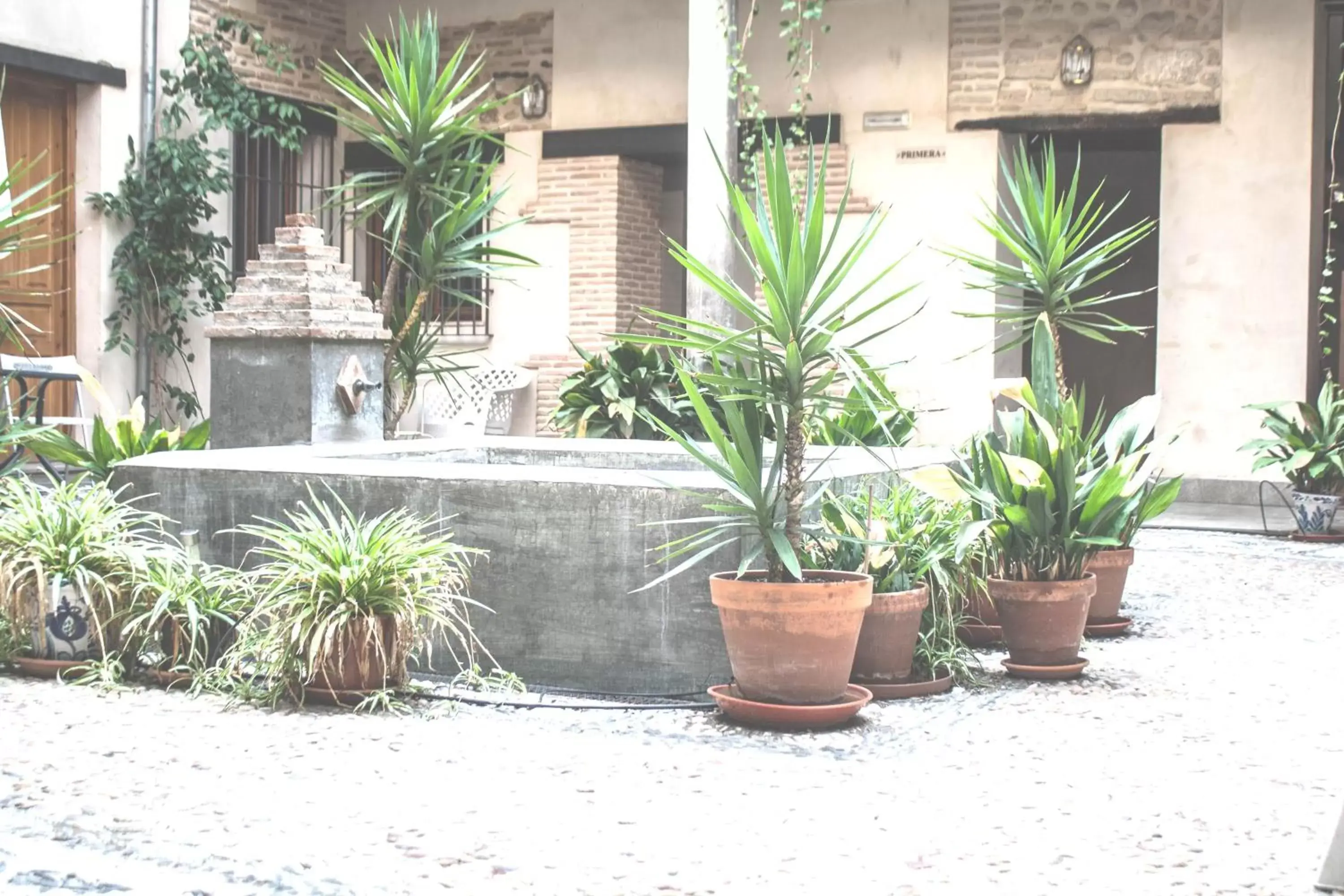 Patio, Facade/Entrance in Abadia Suites