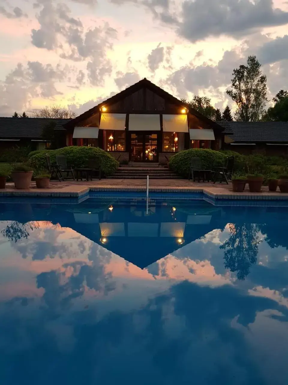Pool view in La Posta del Pilar Hotel & Spa Pool view in La Posta del Pilar Hotel & Spa