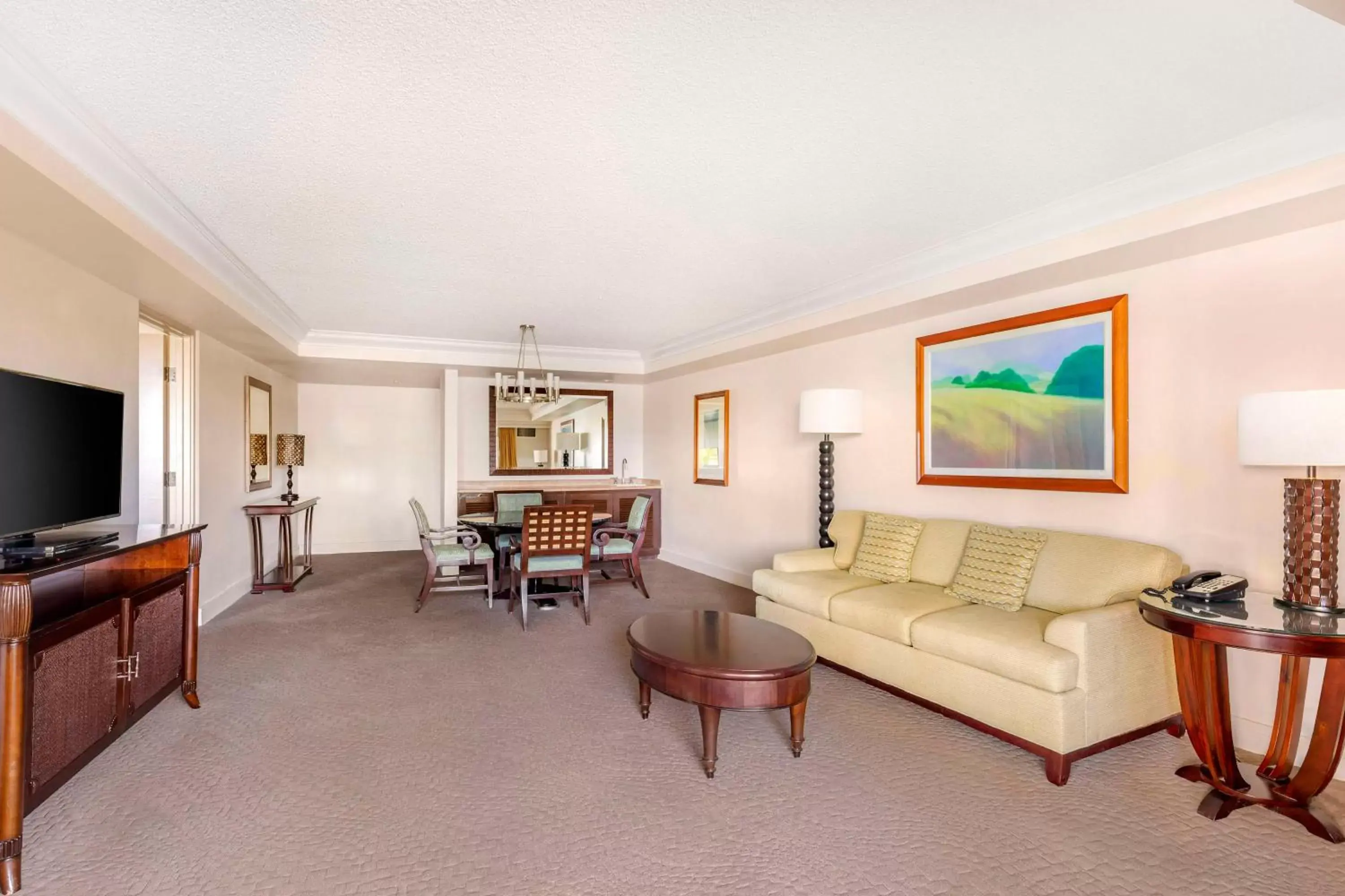 Living room, Seating Area in Hilton Grand Vacations Club Ocean Tower Waikoloa Village