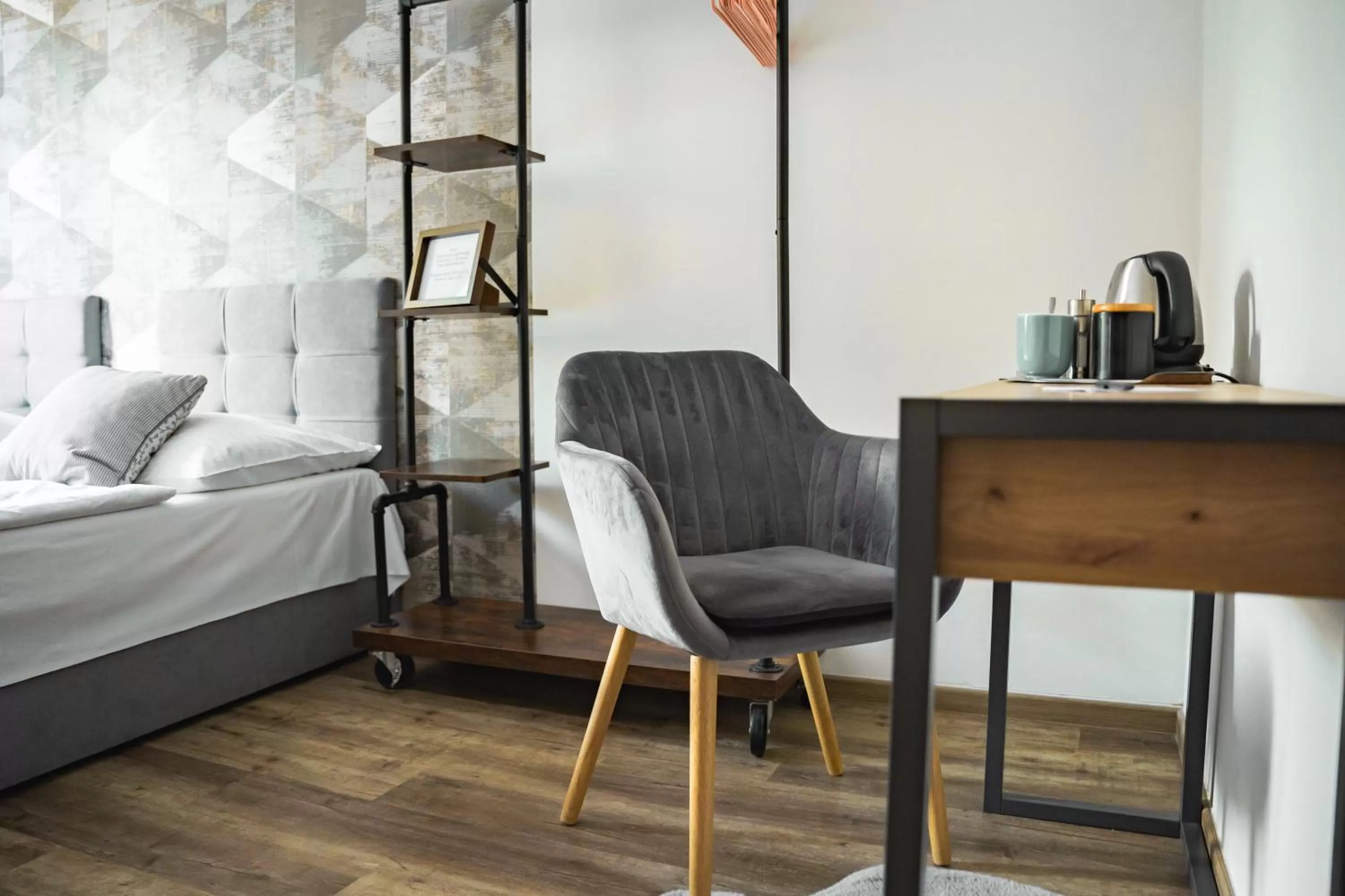 Coffee/tea facilities, Bed in Hotel Arko