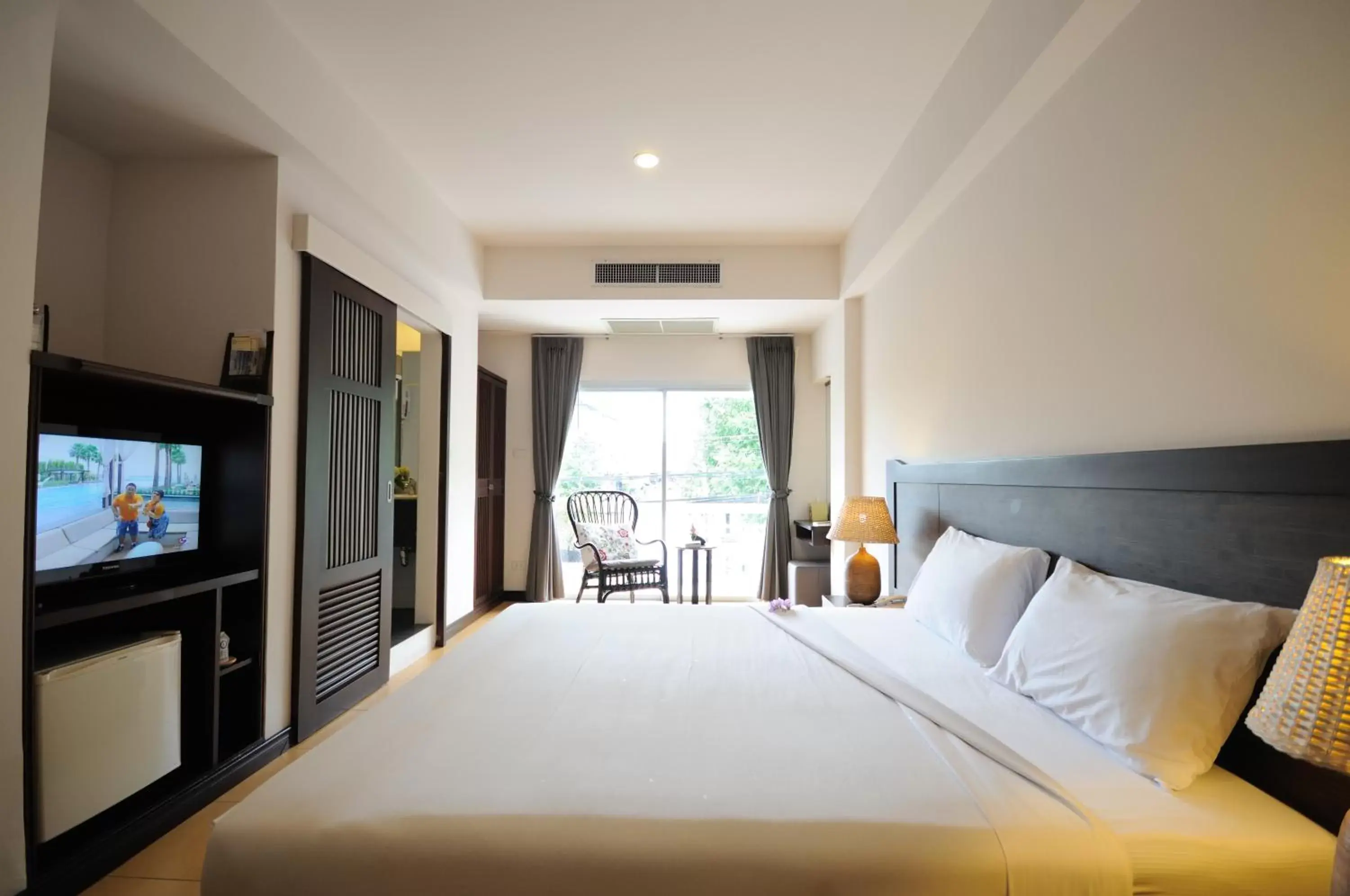 City view, Bed in Kasemsarn Hotel Chanthaburi