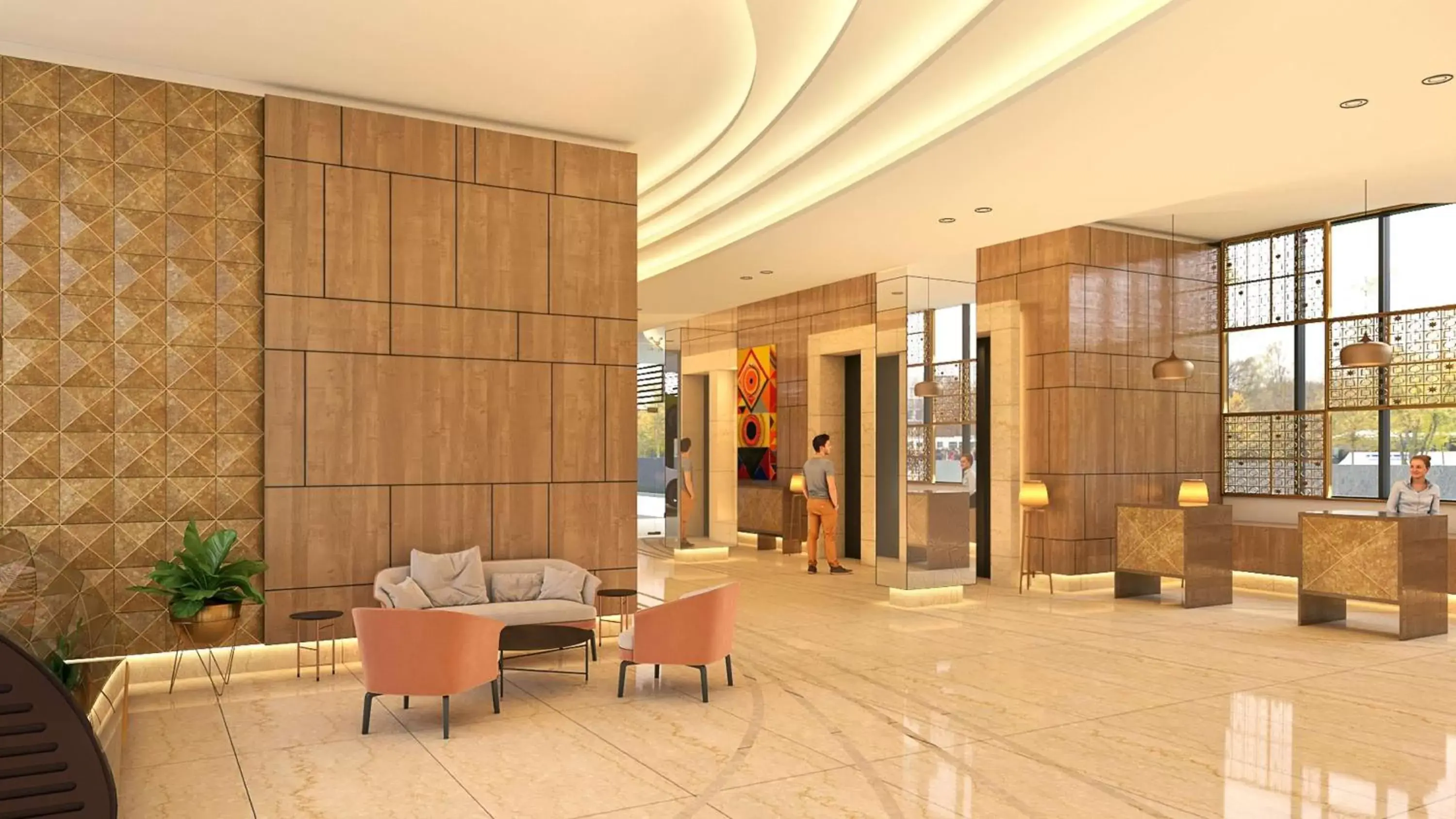 Lobby or reception, Lobby/Reception in Hilton Garden Inn Pune Hinjawadi